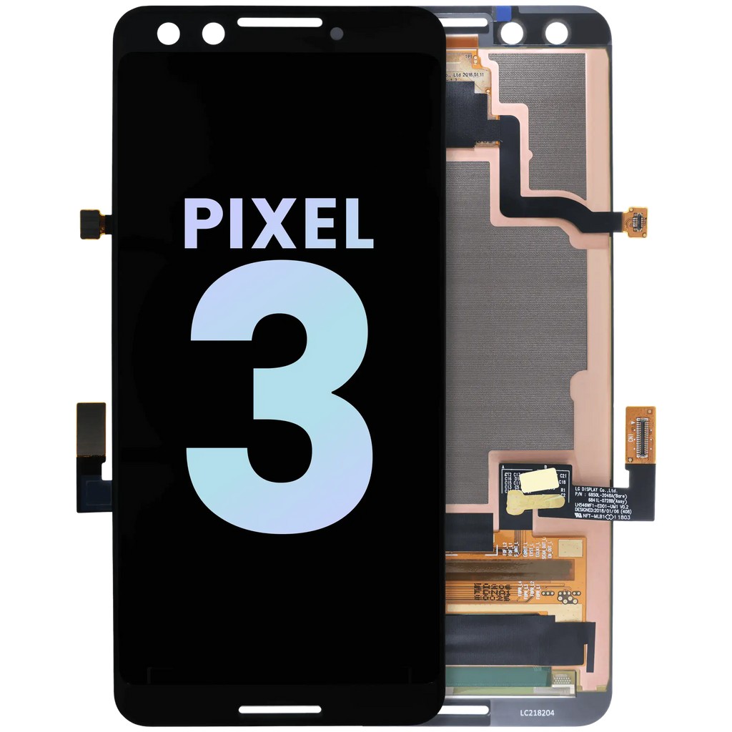 OLED-Display ohne Rahmen Compatible für Google Pixel 3 (Original OEM) (Alle Farben)