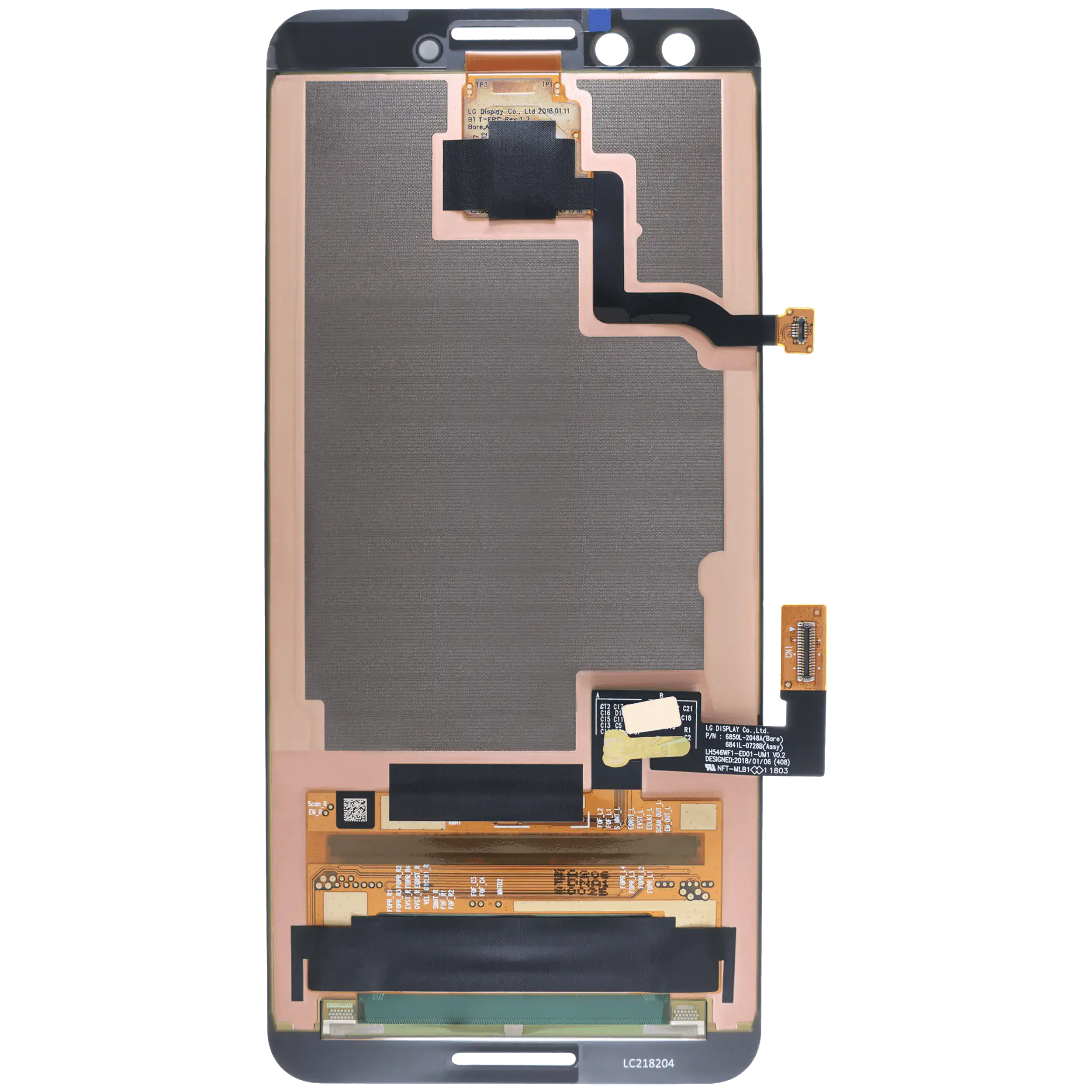 OLED-Display ohne Rahmen Compatible für Google Pixel 3 (Original OEM) (Alle Farben)