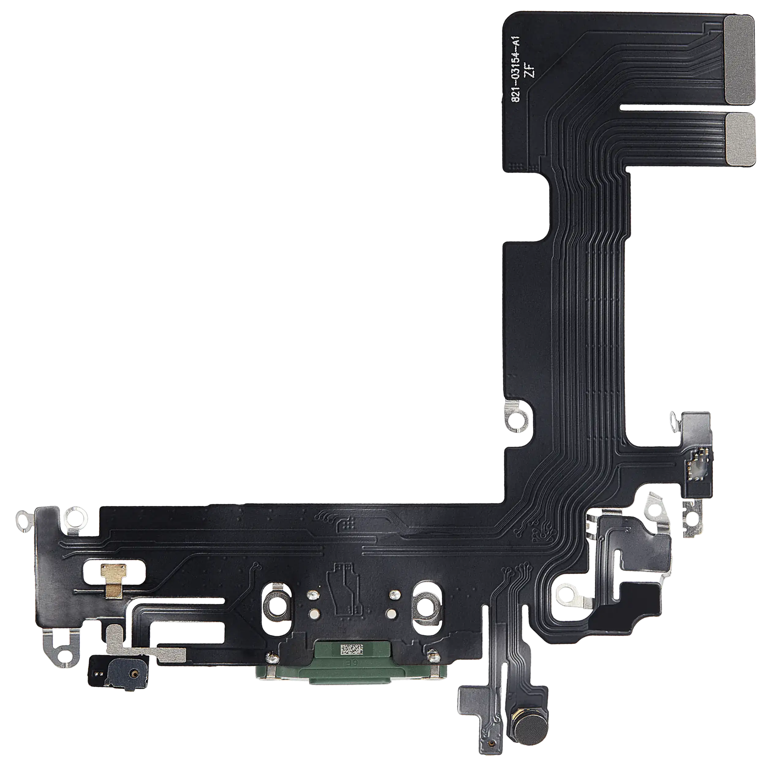 Charging Port Flex Cable for iPhone 13 (Aftermarket Plus) (Green)