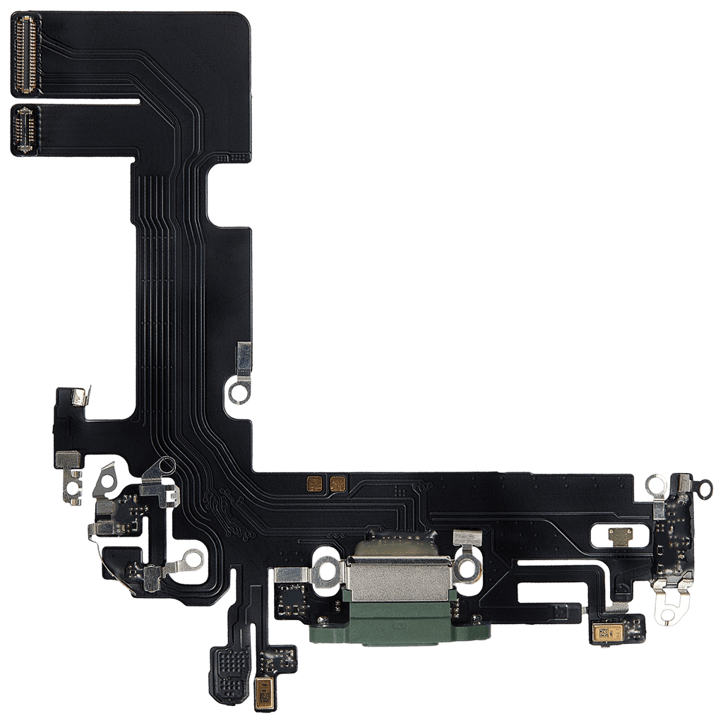 Charging Port Flex Cable for iPhone 13 (Aftermarket Plus) (Green)