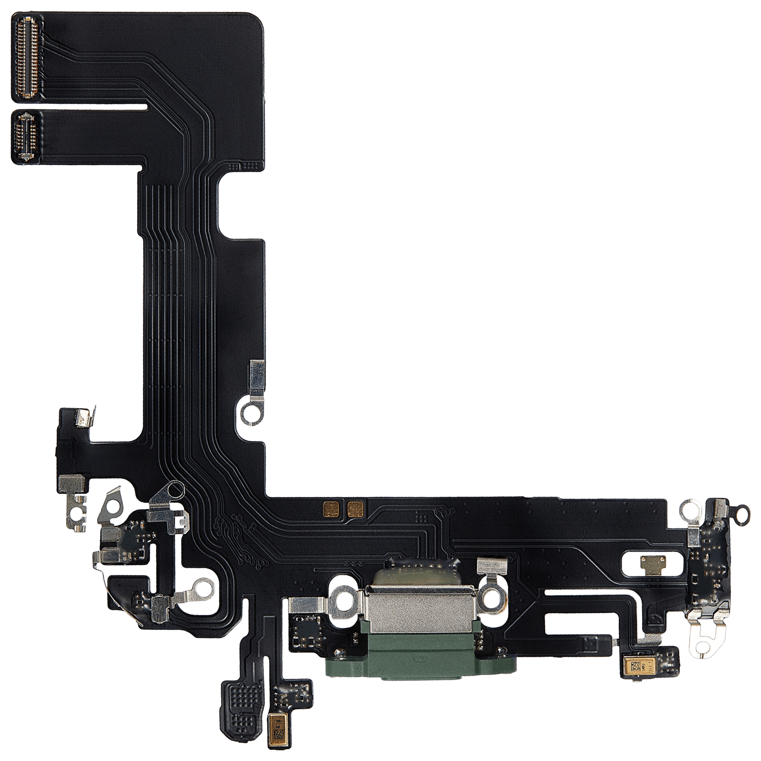 Charging Port Flex Cable for iPhone 13 (Aftermarket Plus) (Green)