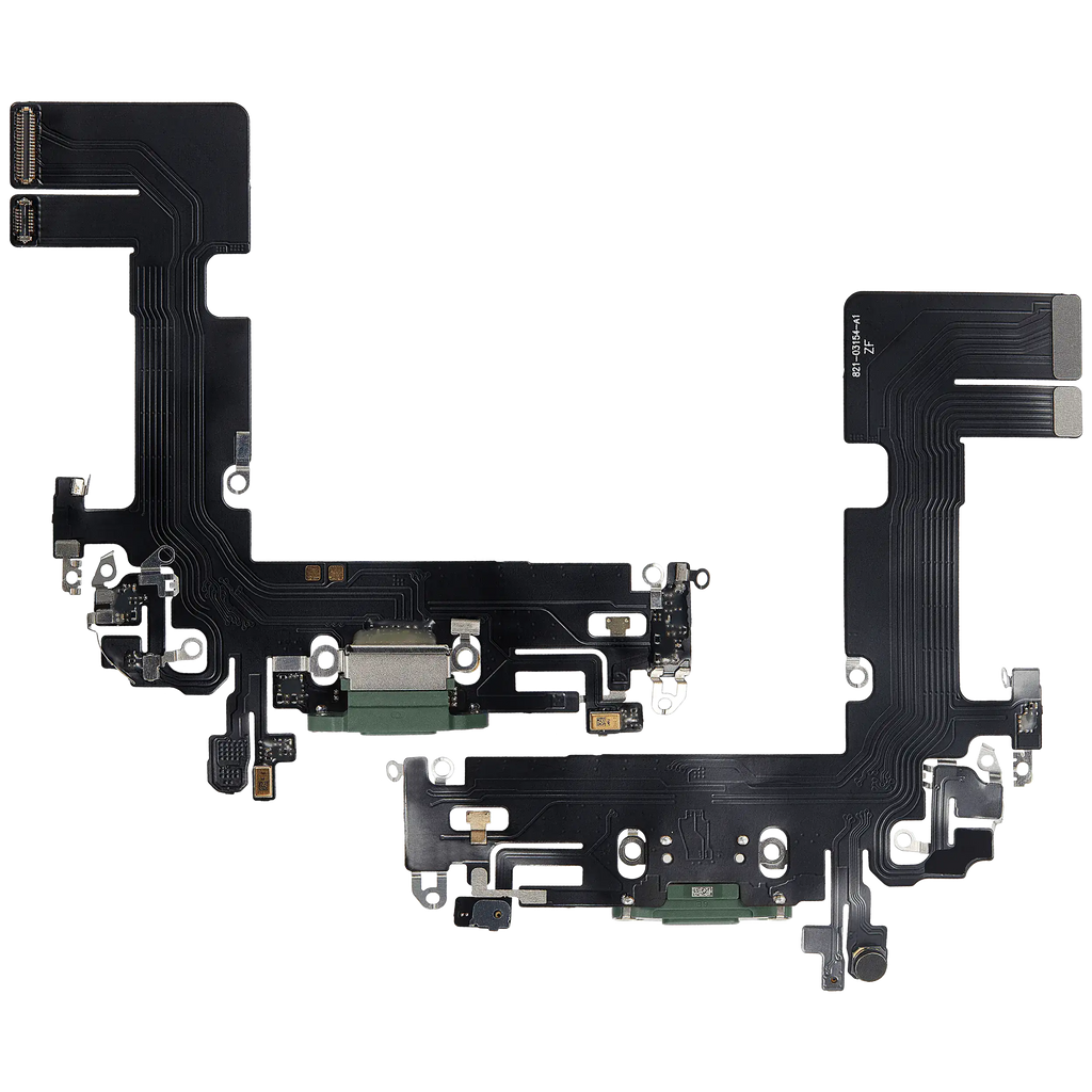 Charging Port Flex Cable for iPhone 13 (Aftermarket Plus) (Green)
