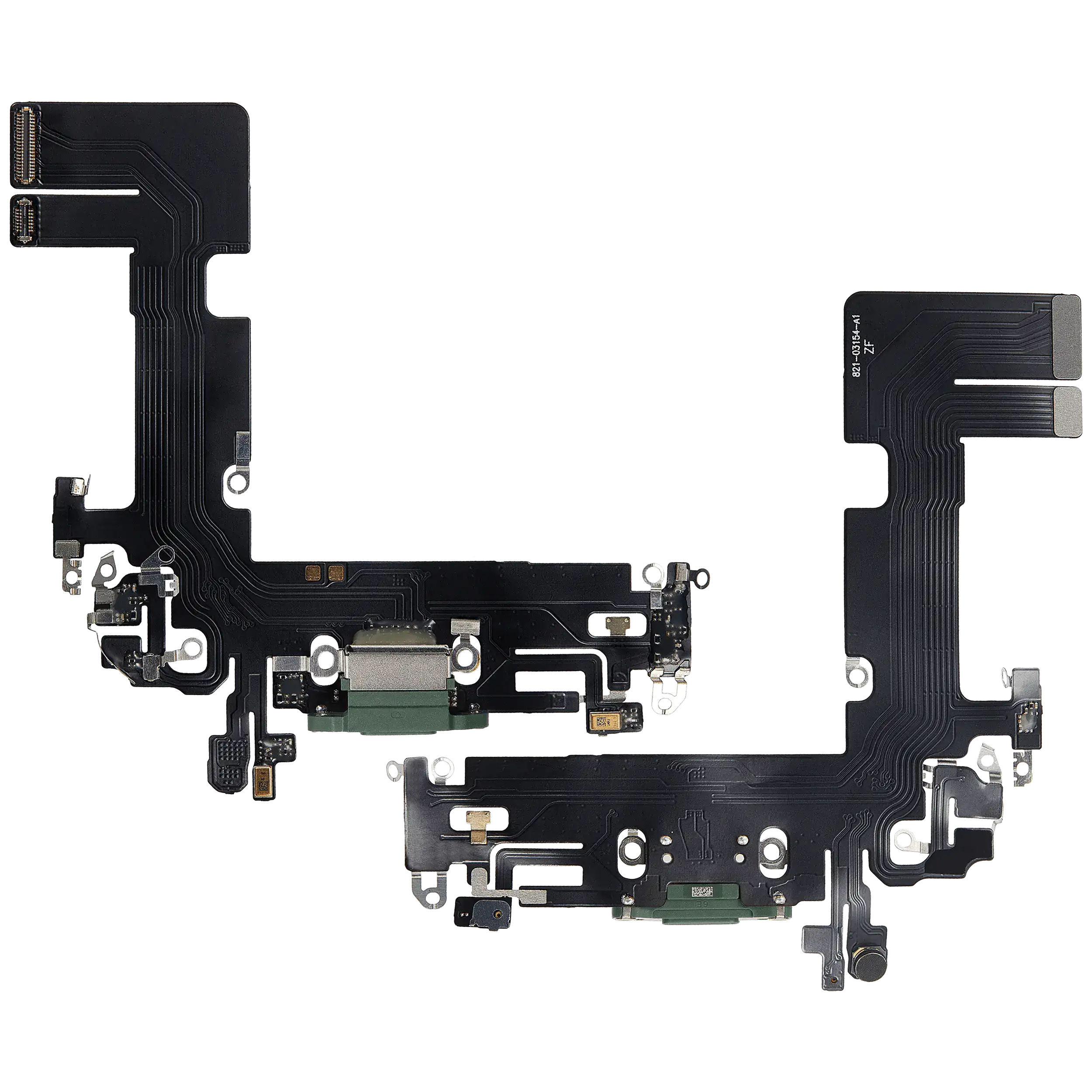 Charging Port Flex Cable for iPhone 13 (Aftermarket Plus) (Green)