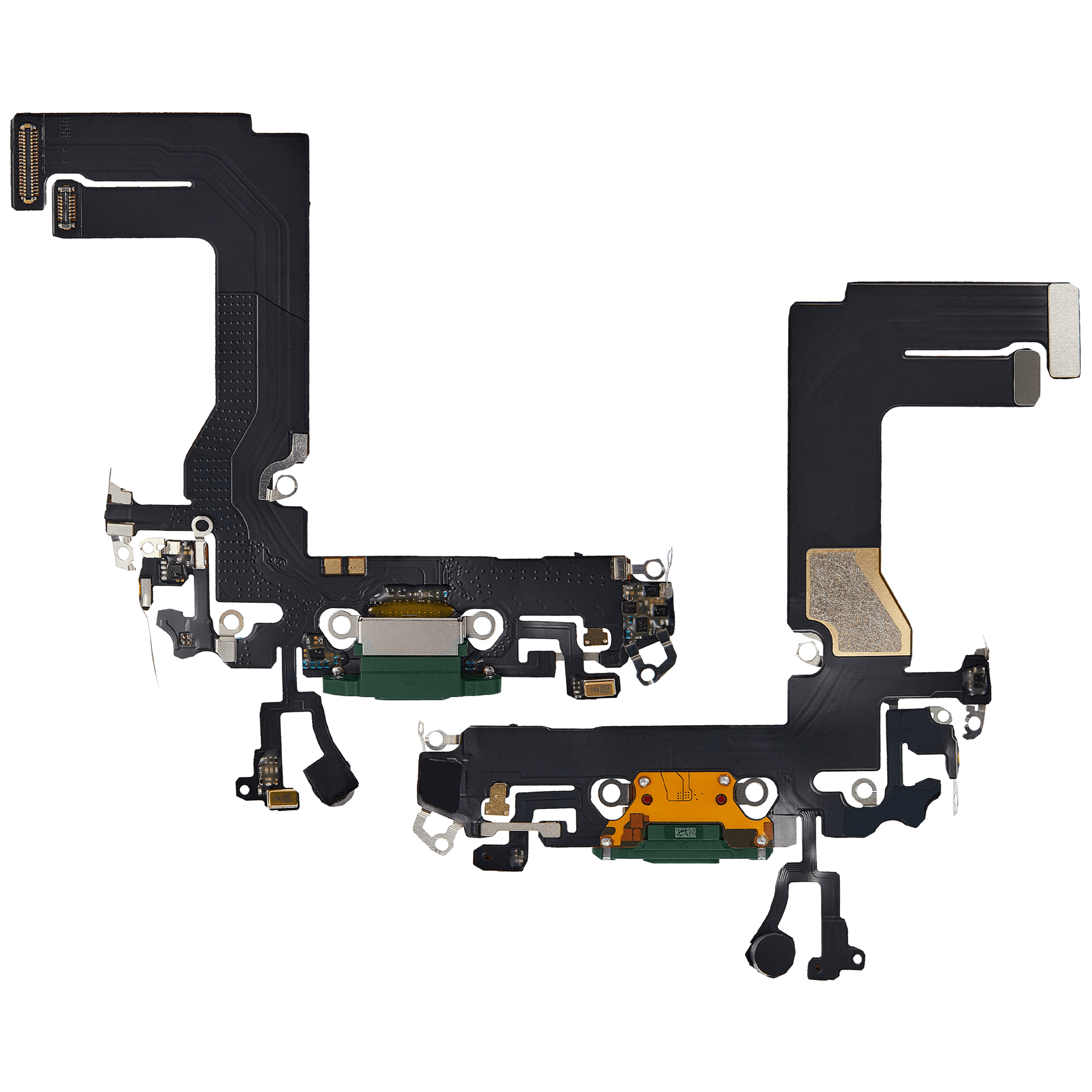 Charging Port Flex Cable for iPhone 13 Mini (Aftermarket Plus) (Green)
