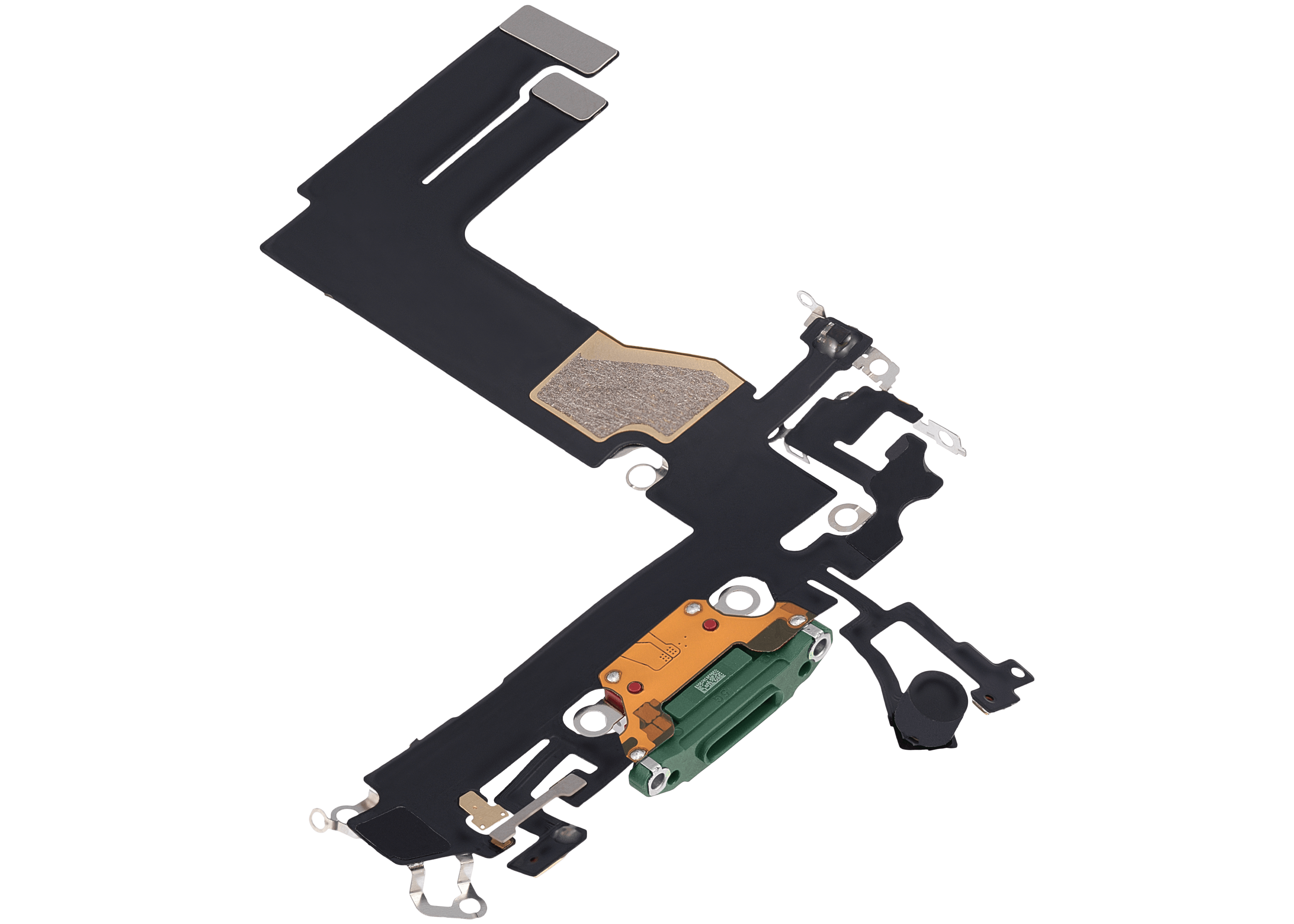 Charging Port Flex Cable for iPhone 13 Mini (Aftermarket Plus) (Green)