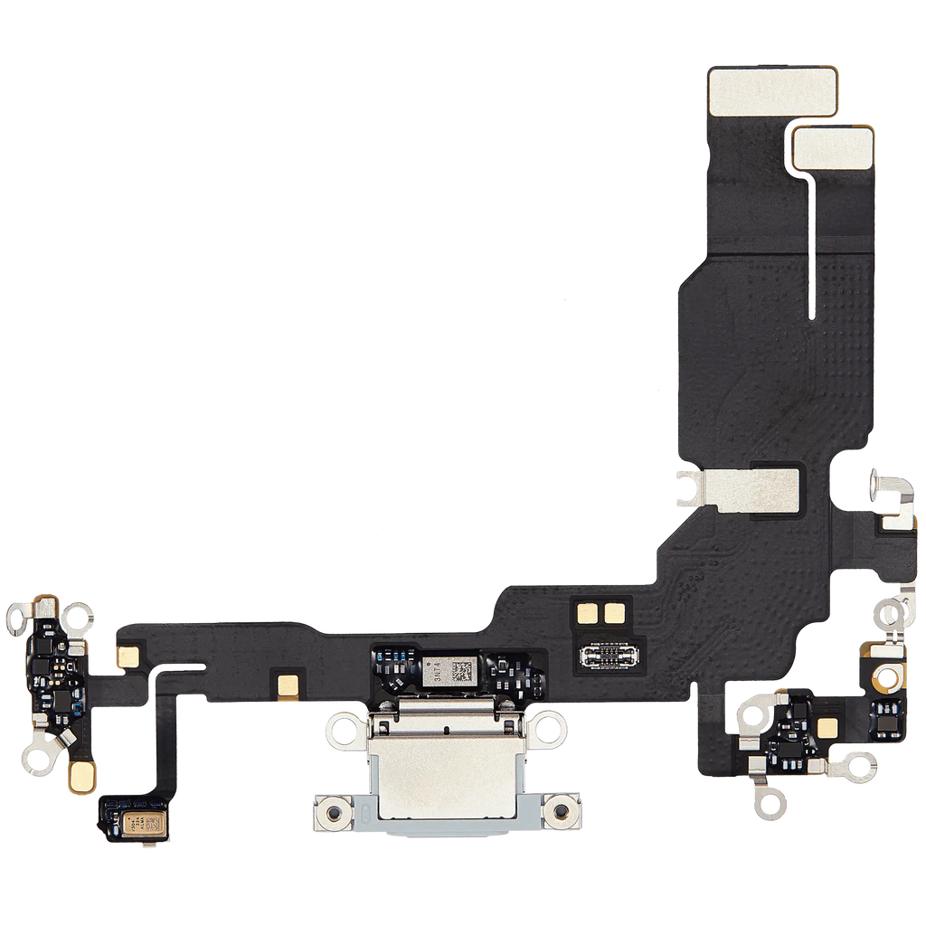 Ladebuchse-Flexkabel für iPhone 15 (Gebraucht, OEM Pull, Blau)