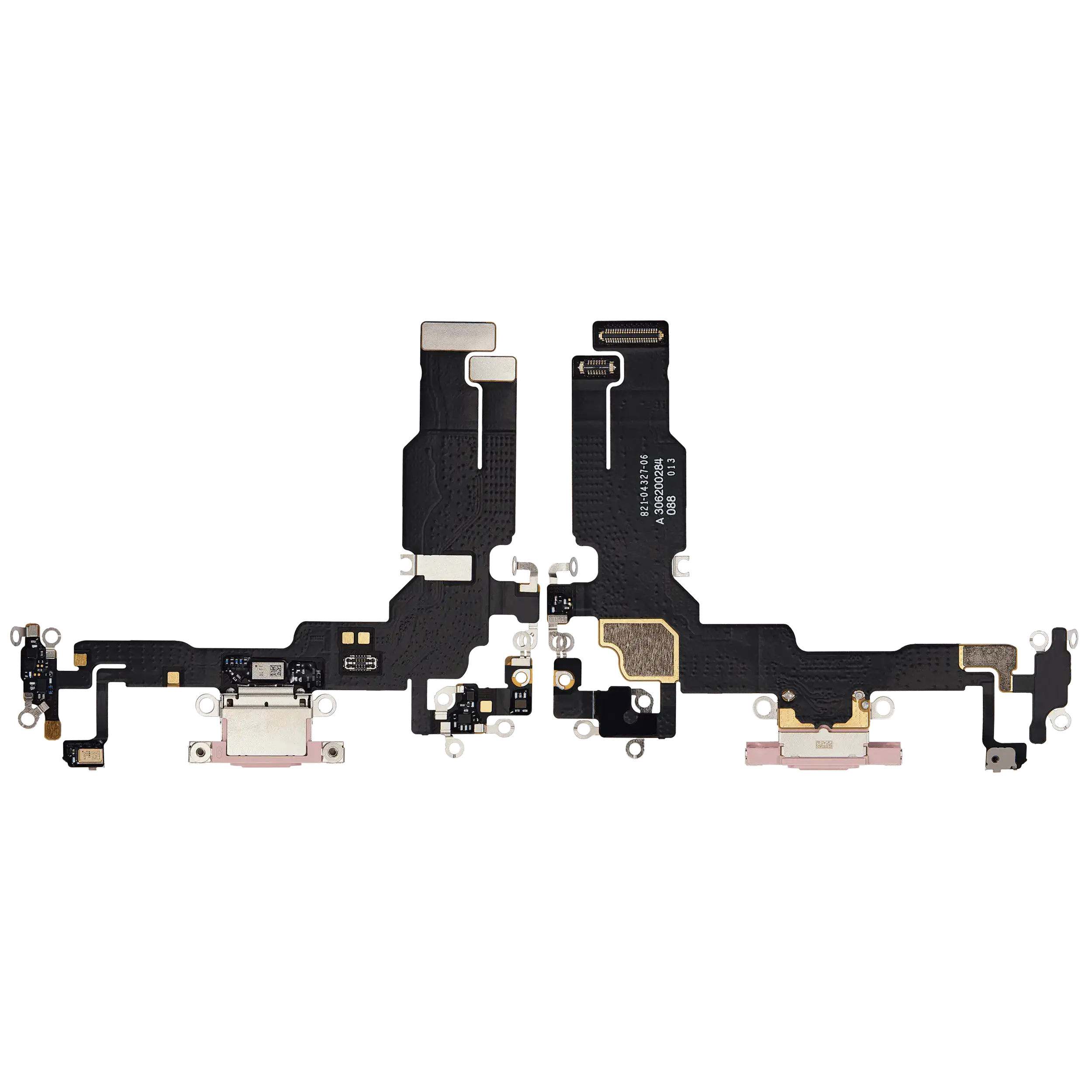 Charging Port Flex Cable for iPhone 15 (Original Used) (Pink)