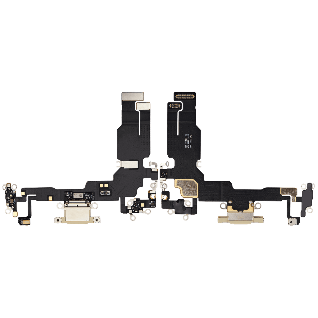 Ladebuchse-Flexkabel für iPhone 15 (OEM-Pull, gebraucht, Gelb)