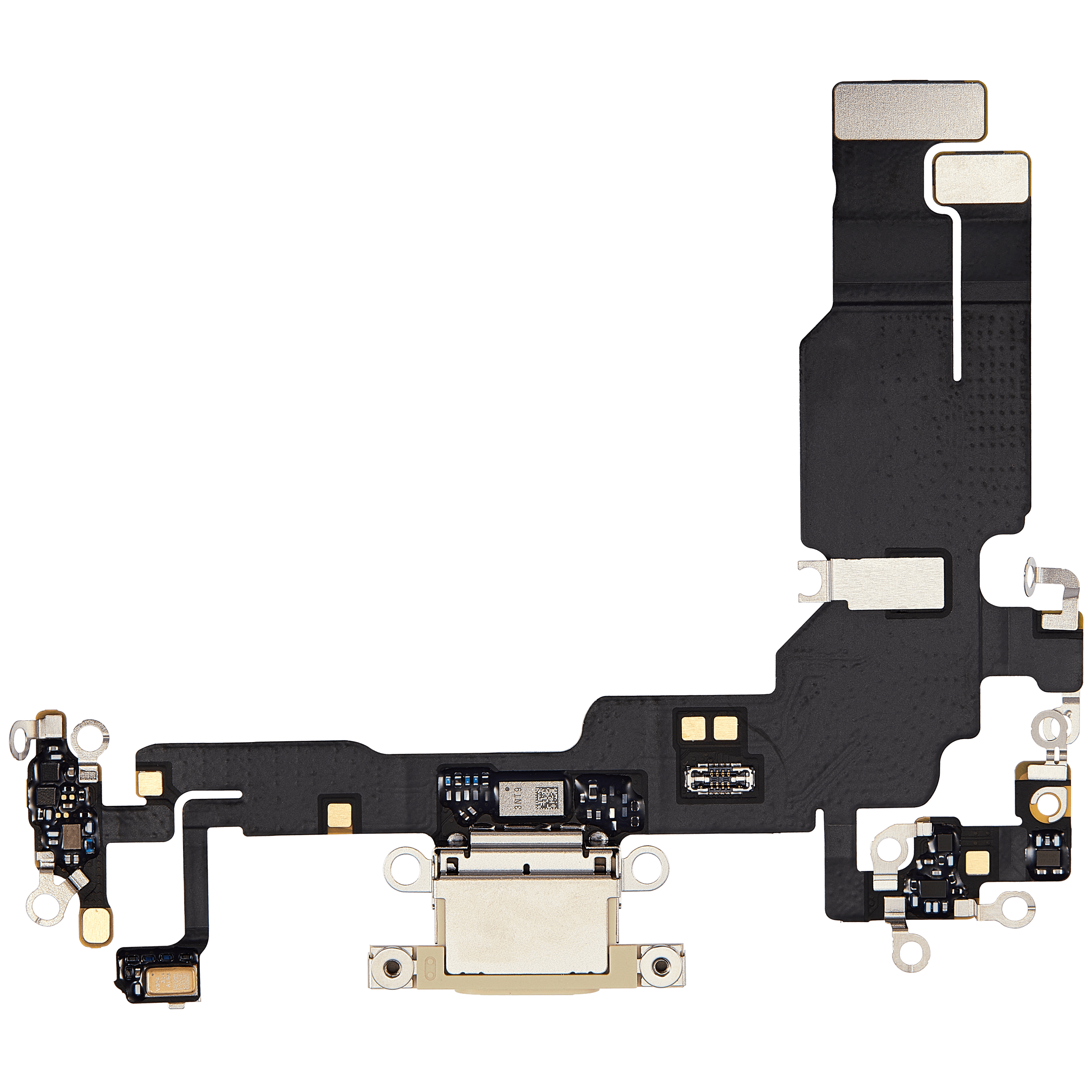 Ladebuchse-Flexkabel für iPhone 15 (OEM-Pull, gebraucht, Gelb)