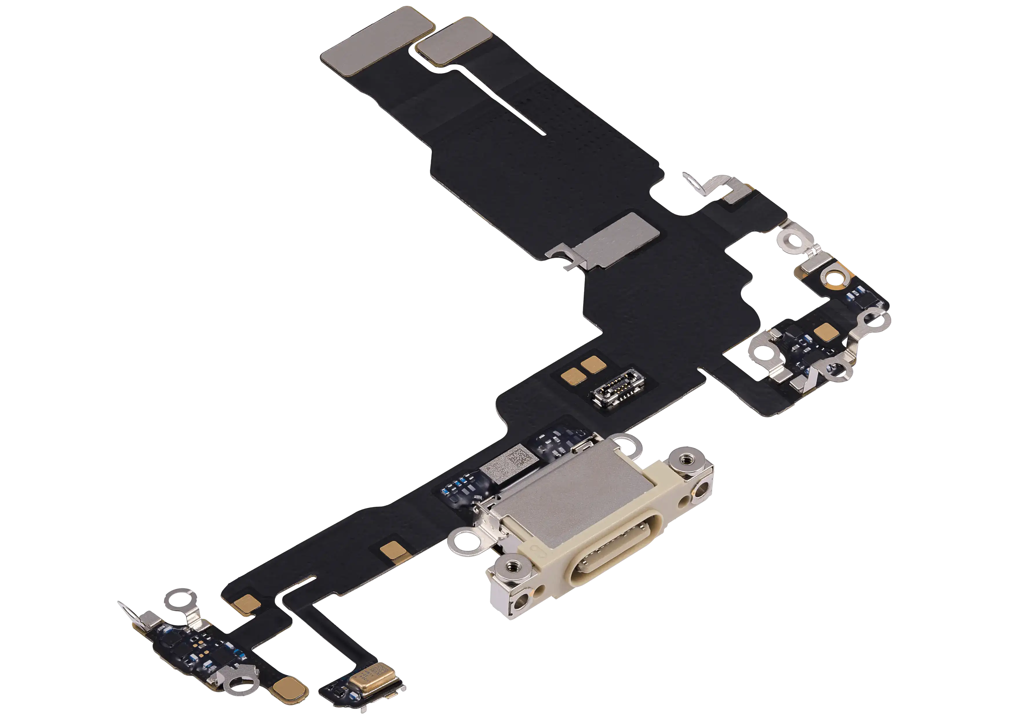 Ladebuchse-Flexkabel für iPhone 15 (OEM-Pull, gebraucht, Gelb)
