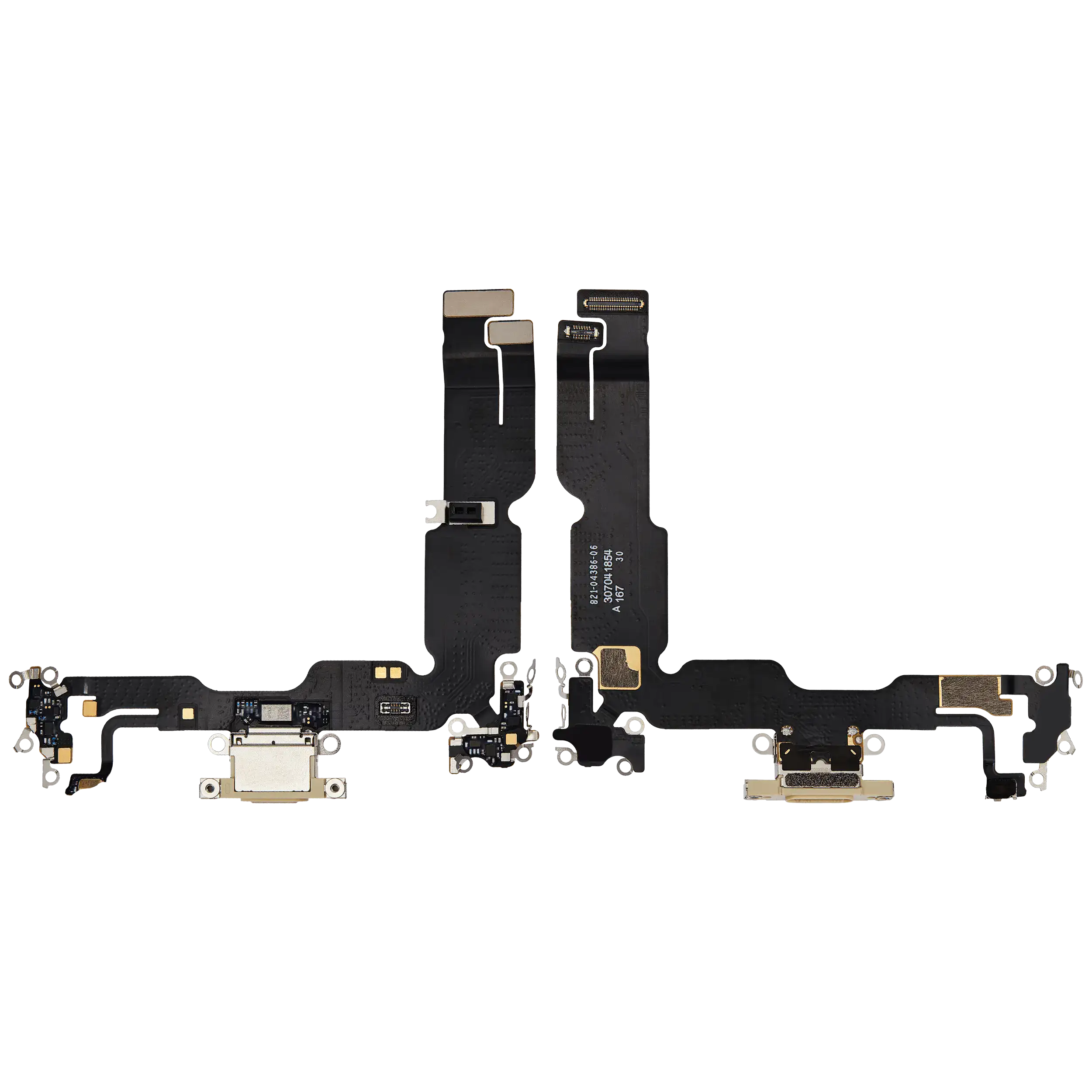 Ladebuchse Flex Cable für iPhone 15 Plus (gebrauchter OEM-Ausbau) (Gelb)