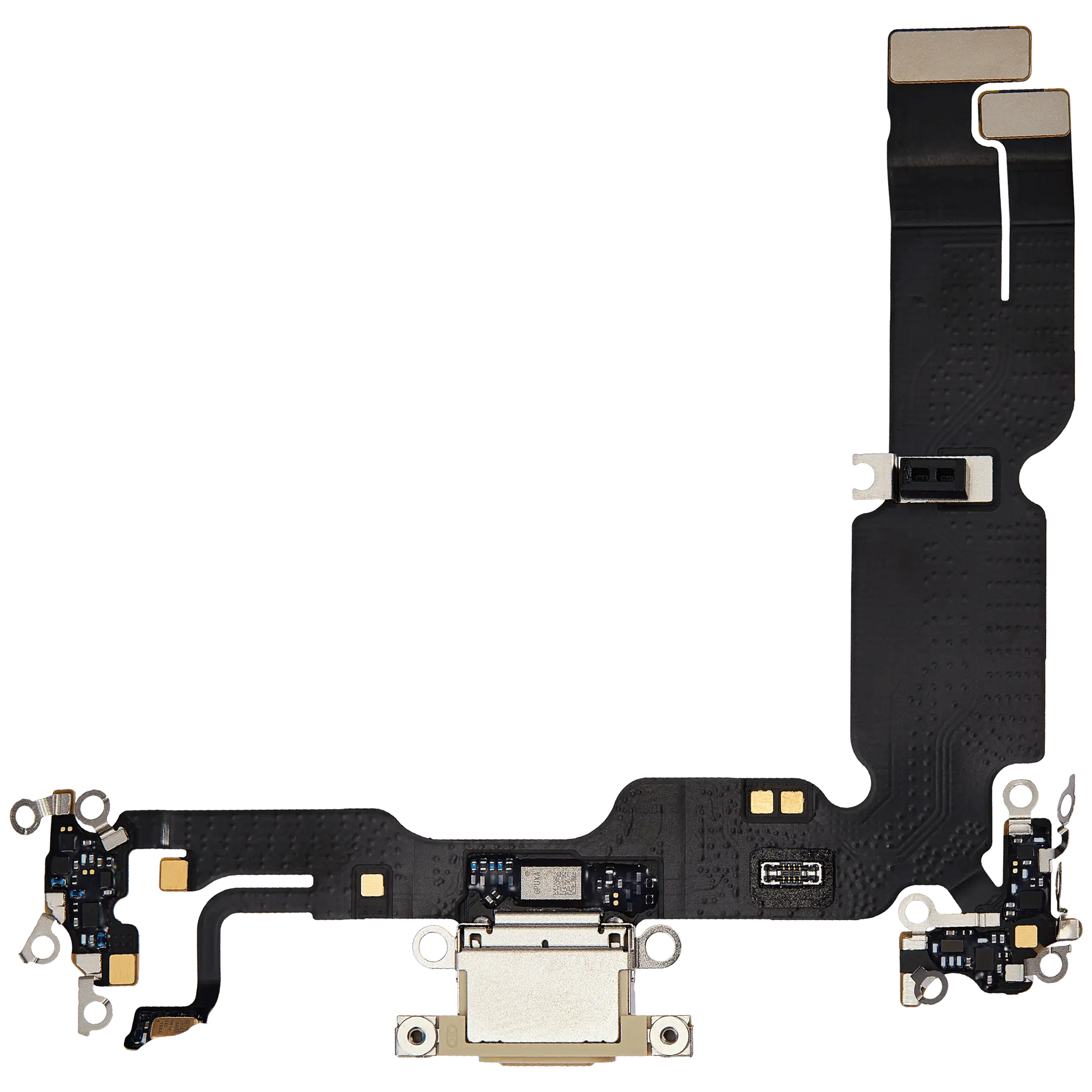 Ladebuchse Flex Cable für iPhone 15 Plus (gebrauchter OEM-Ausbau) (Gelb)