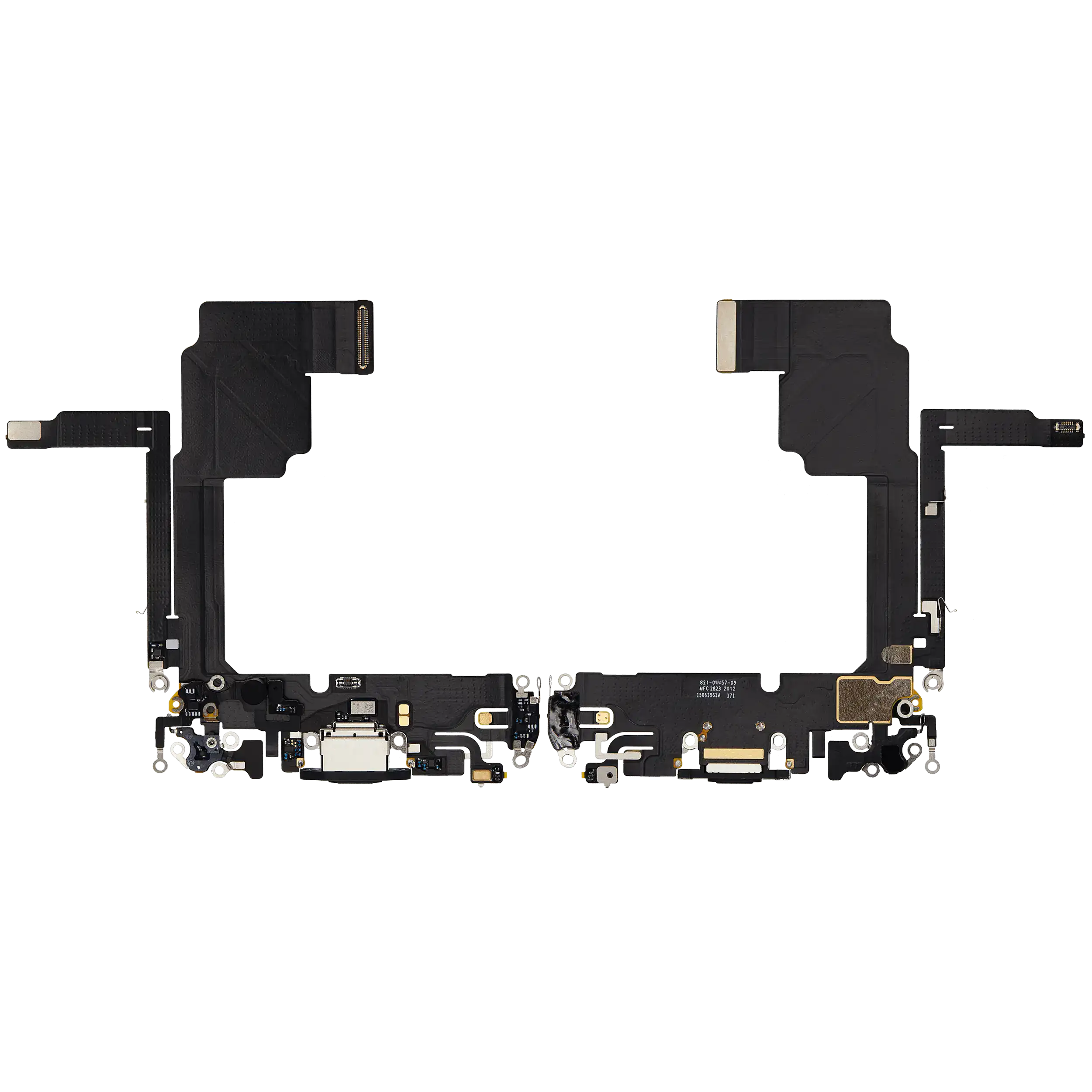 Ladebuchse Flex Cable für iPhone 15 Pro (gebrauchter OEM-Ausbau) (Schwarz Titanium)
