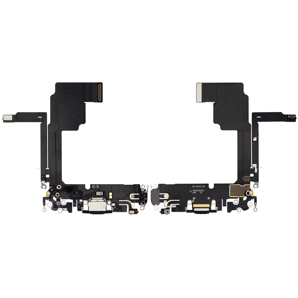 Ladebuchse Flex Cable für iPhone 15 Pro (gebrauchter OEM-Ausbau) (Blau Titanium)