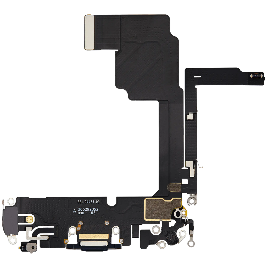Ladebuchse Flex Cable für iPhone 15 Pro (gebrauchter OEM-Ausbau) (Blau Titanium)