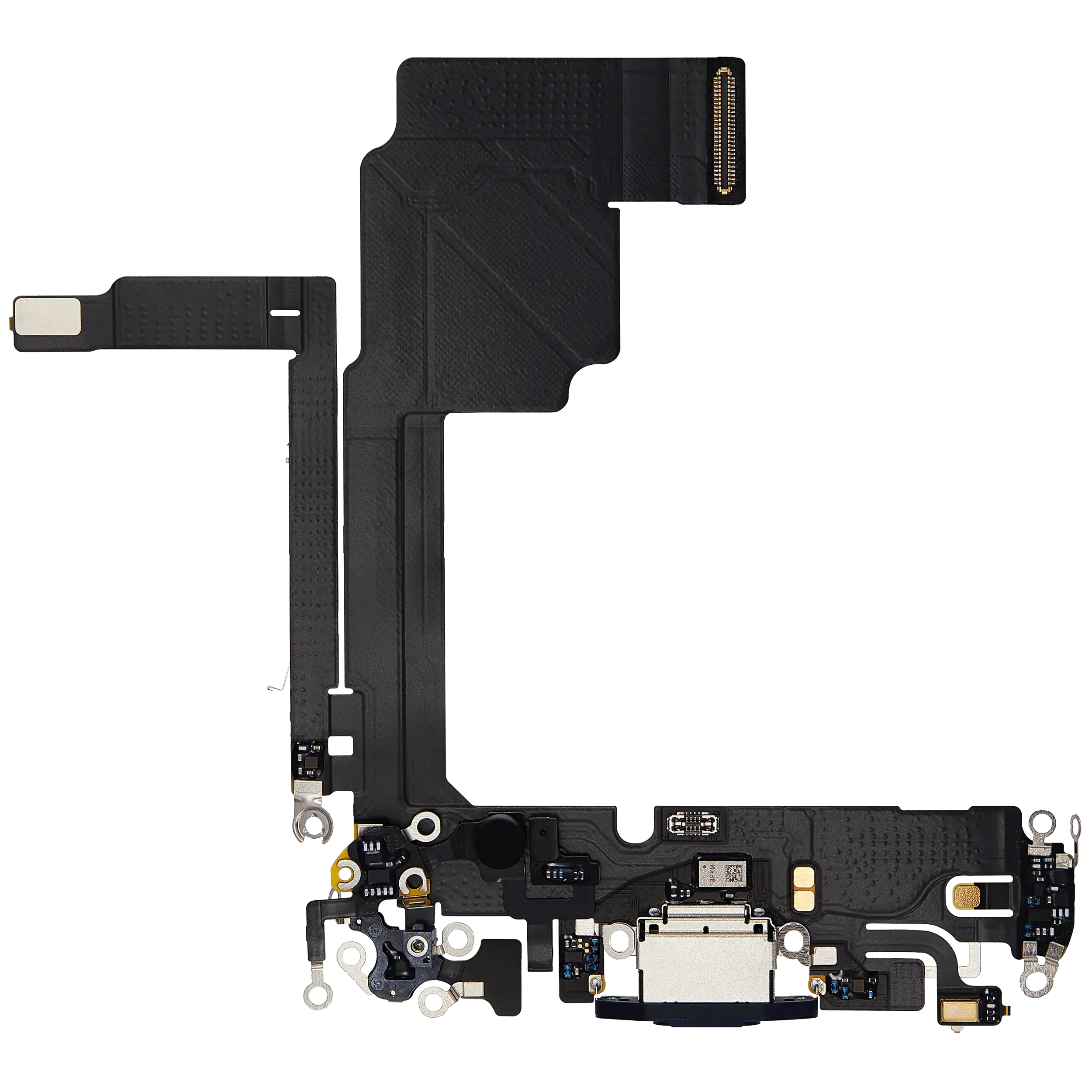 Ladebuchse Flex Cable für iPhone 15 Pro (gebrauchter OEM-Ausbau) (Blau Titanium)