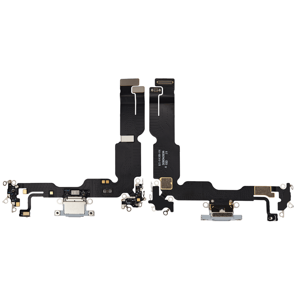 Ladebuchse Flex Cable für iPhone 15 Plus (gebrauchter OEM-Ausbau) (Blau)