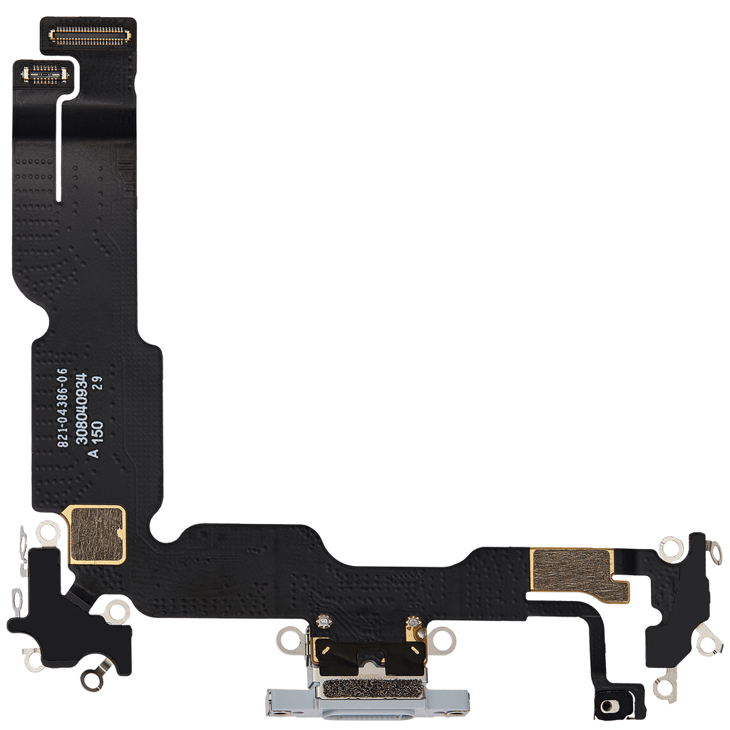Ladebuchse Flex Cable für iPhone 15 Plus (gebrauchter OEM-Ausbau) (Blau)