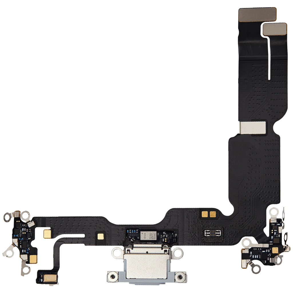 Ladebuchse Flex Cable für iPhone 15 Plus (gebrauchter OEM-Ausbau) (Blau)