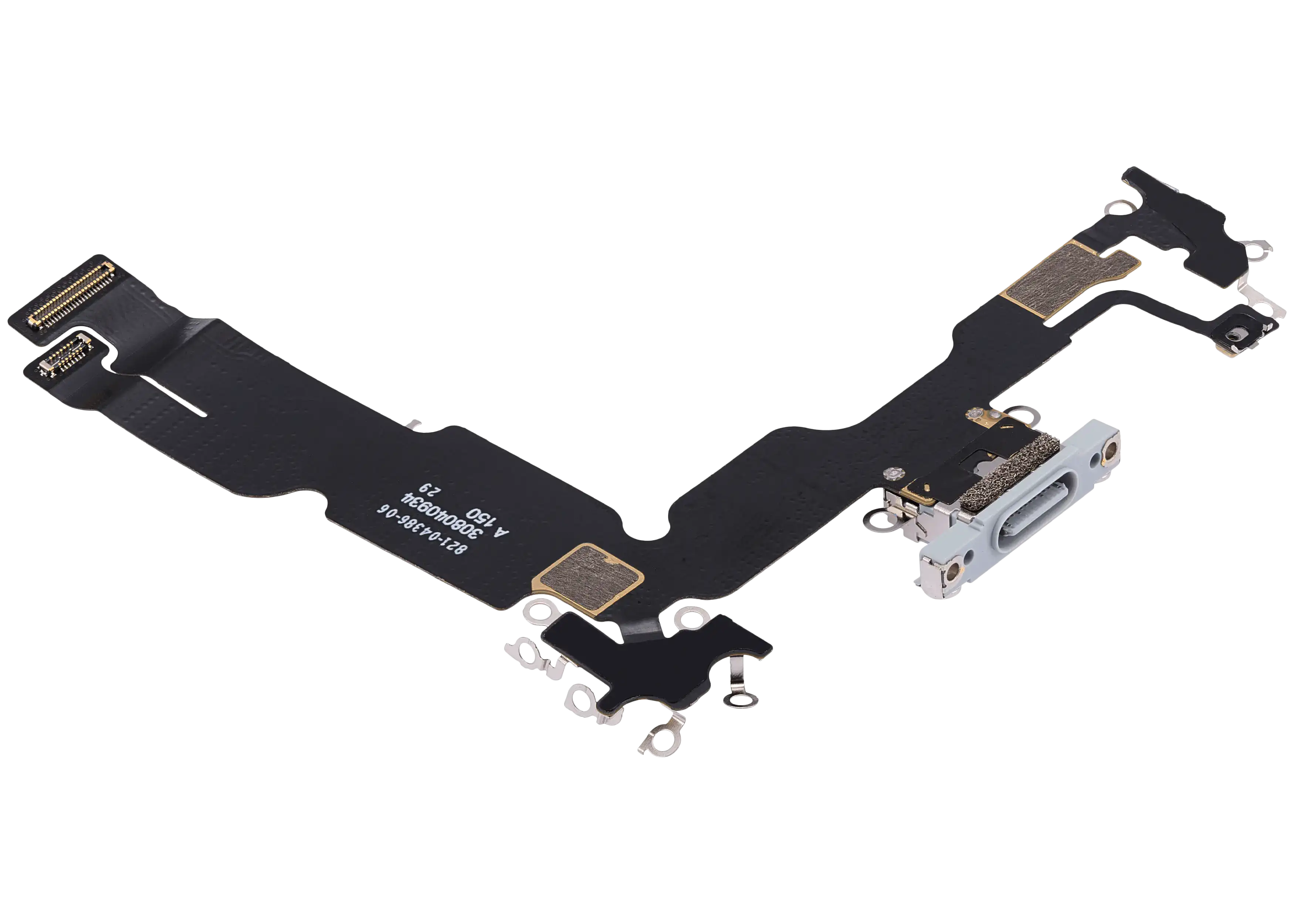 Ladebuchse Flex Cable für iPhone 15 Plus (gebrauchter OEM-Ausbau) (Blau)