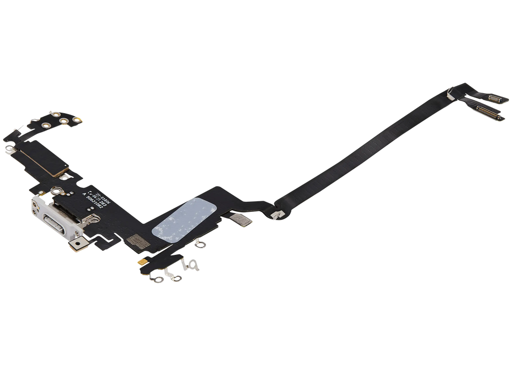 Ladebuchse Flex Cable für iPhone 17 Pro Max (gebrauchter OEM-Ausbau) (Internationale Version) (Silber)