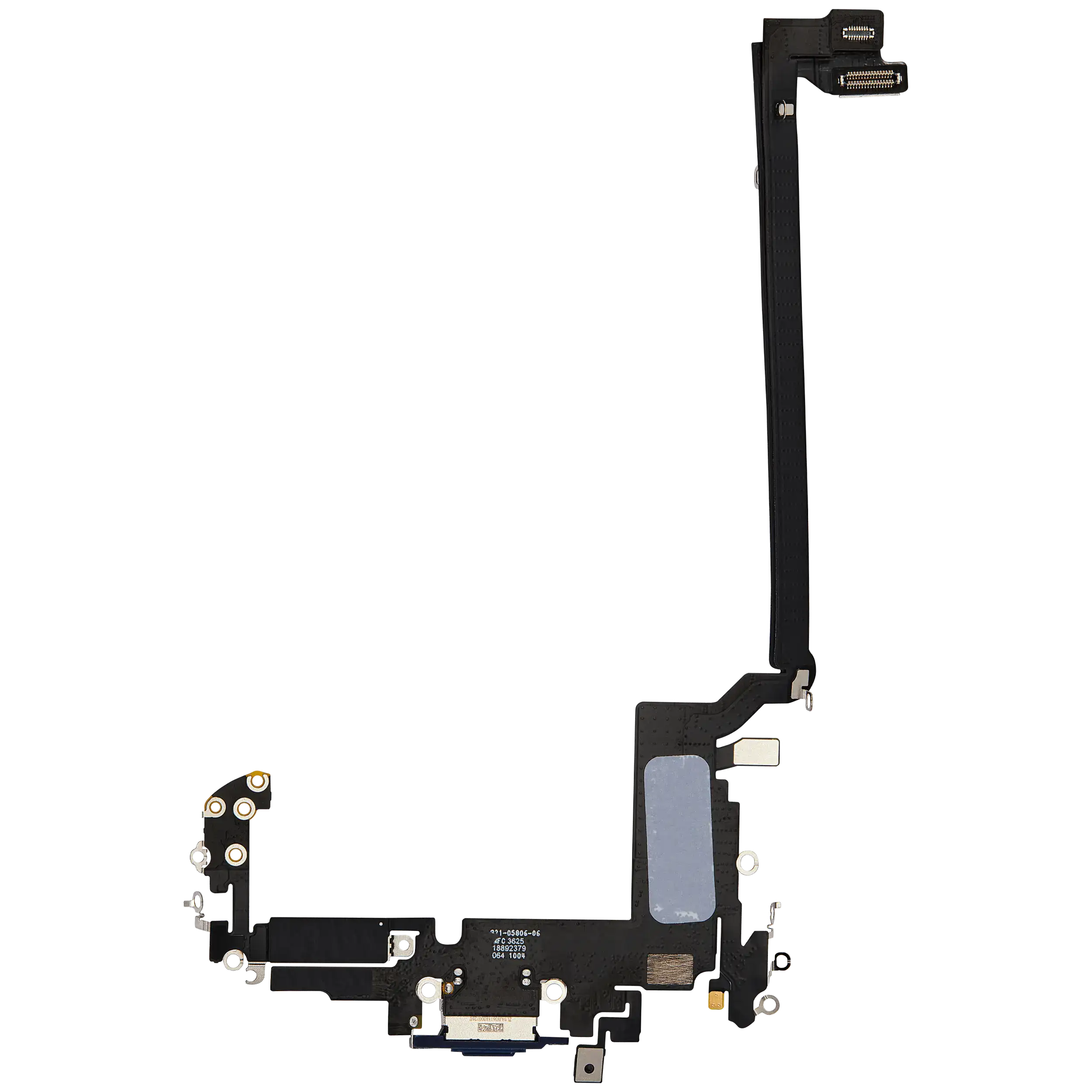 Ladebuchse Flex Cable für iPhone 17 Pro Max (gebrauchter OEM-Ausbau) (Internationale Version) (Deep Blue)