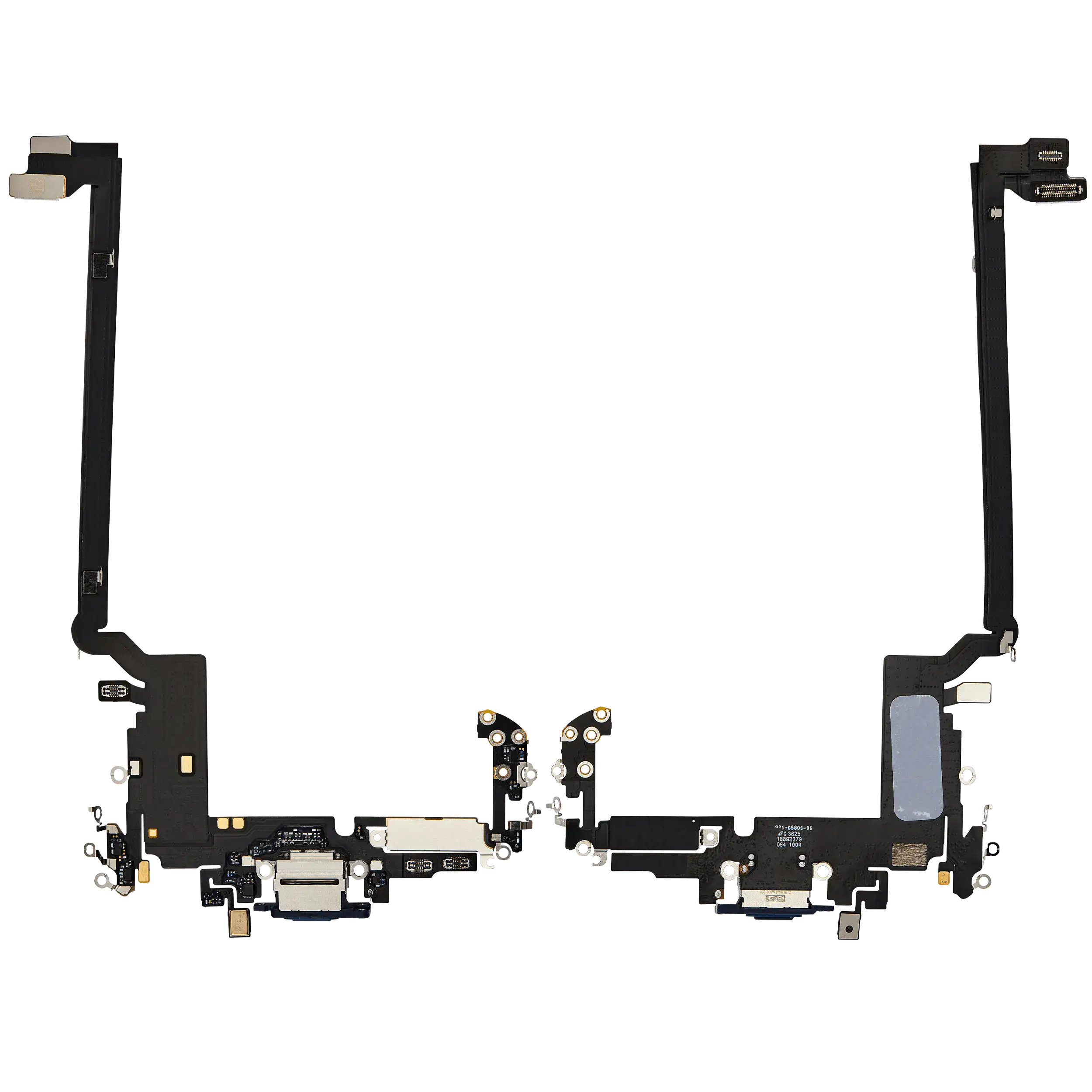 Ladebuchse Flex Cable für iPhone 17 Pro Max (gebrauchter OEM-Ausbau) (Internationale Version) (Deep Blue)
