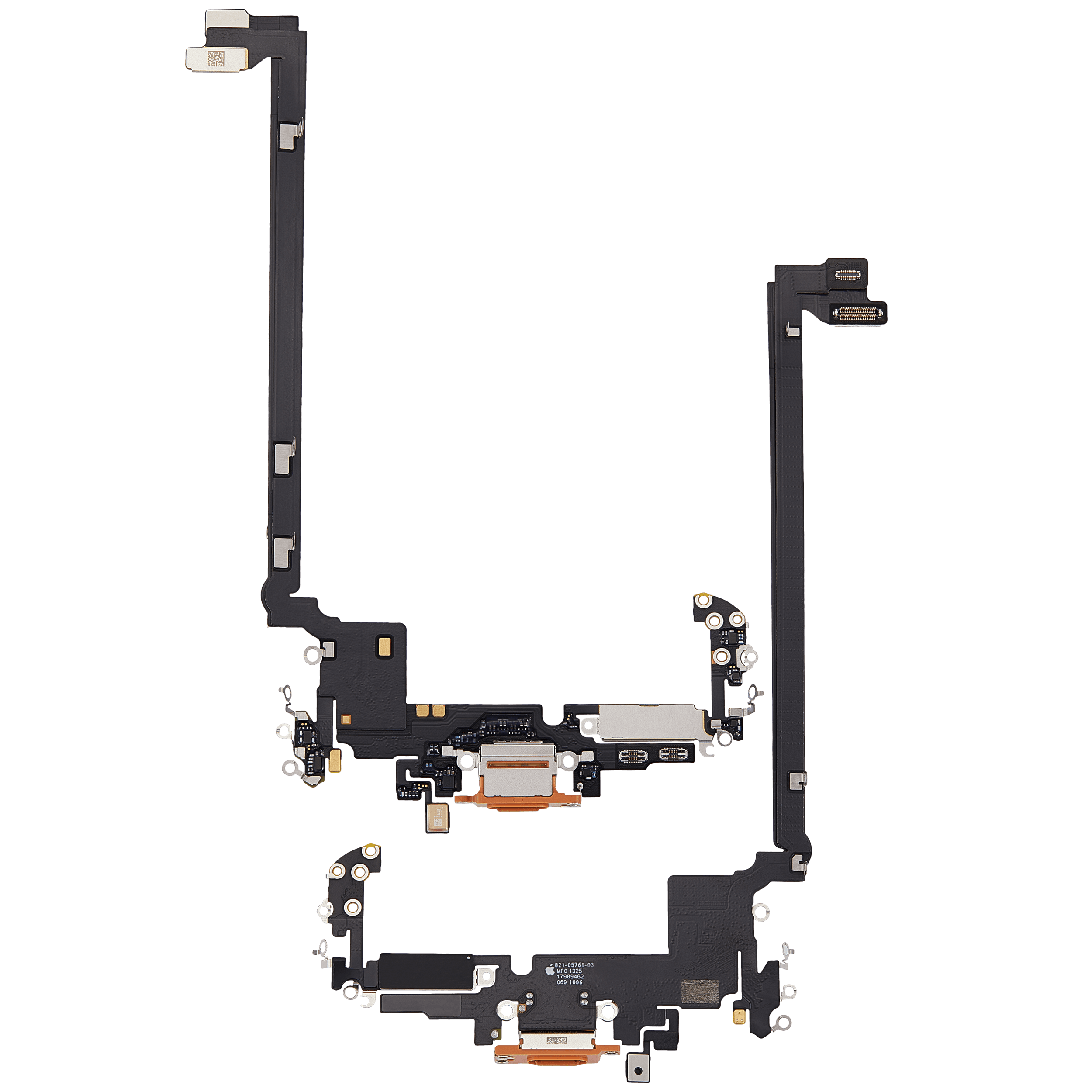 Ladebuchse Flex Cable für iPhone 17 Pro Max (gebrauchter OEM-Ausbau) (US-Version) (Cosmic Orange)