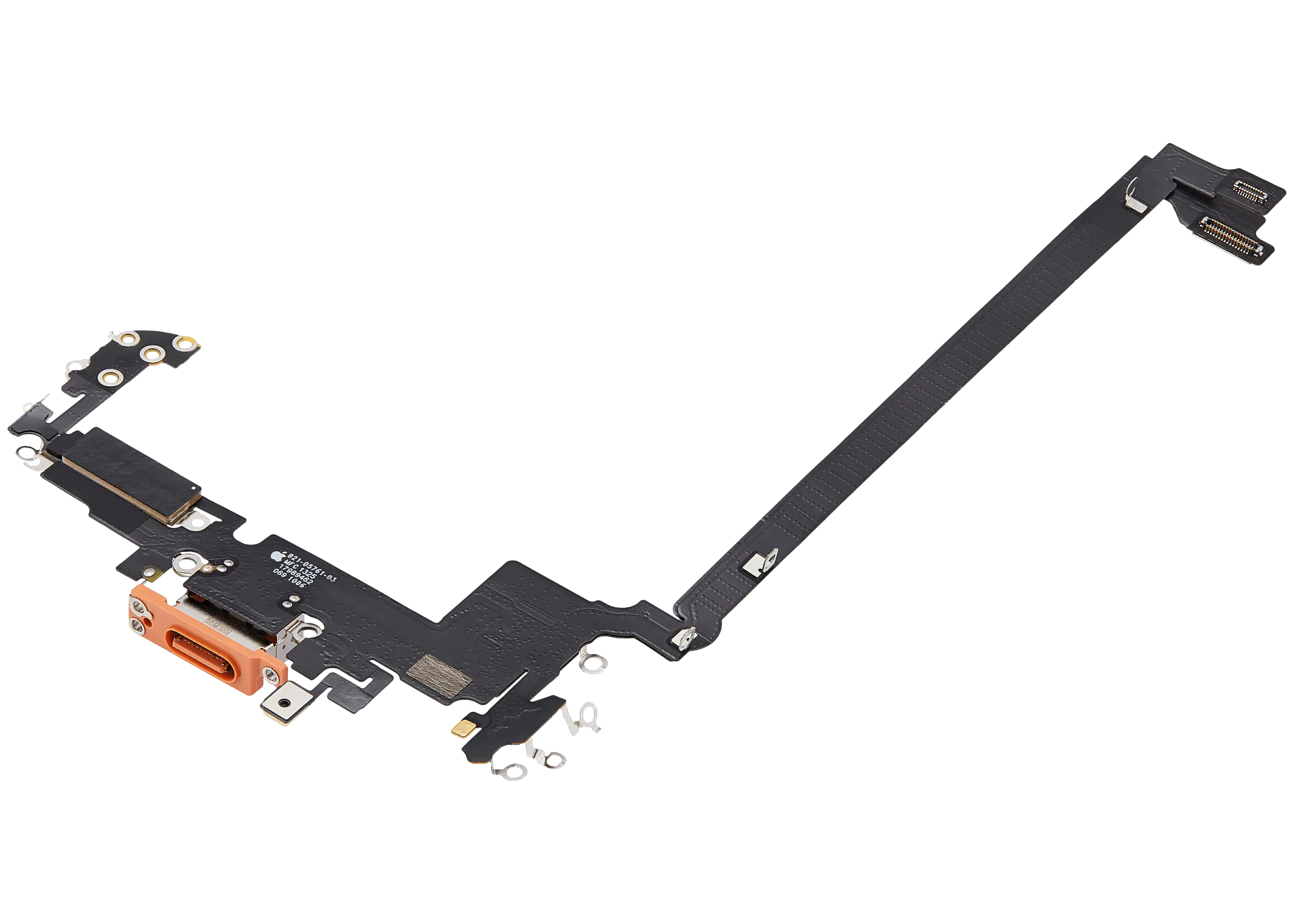 Ladebuchse Flex Cable für iPhone 17 Pro Max (gebrauchter OEM-Ausbau) (US-Version) (Cosmic Orange)