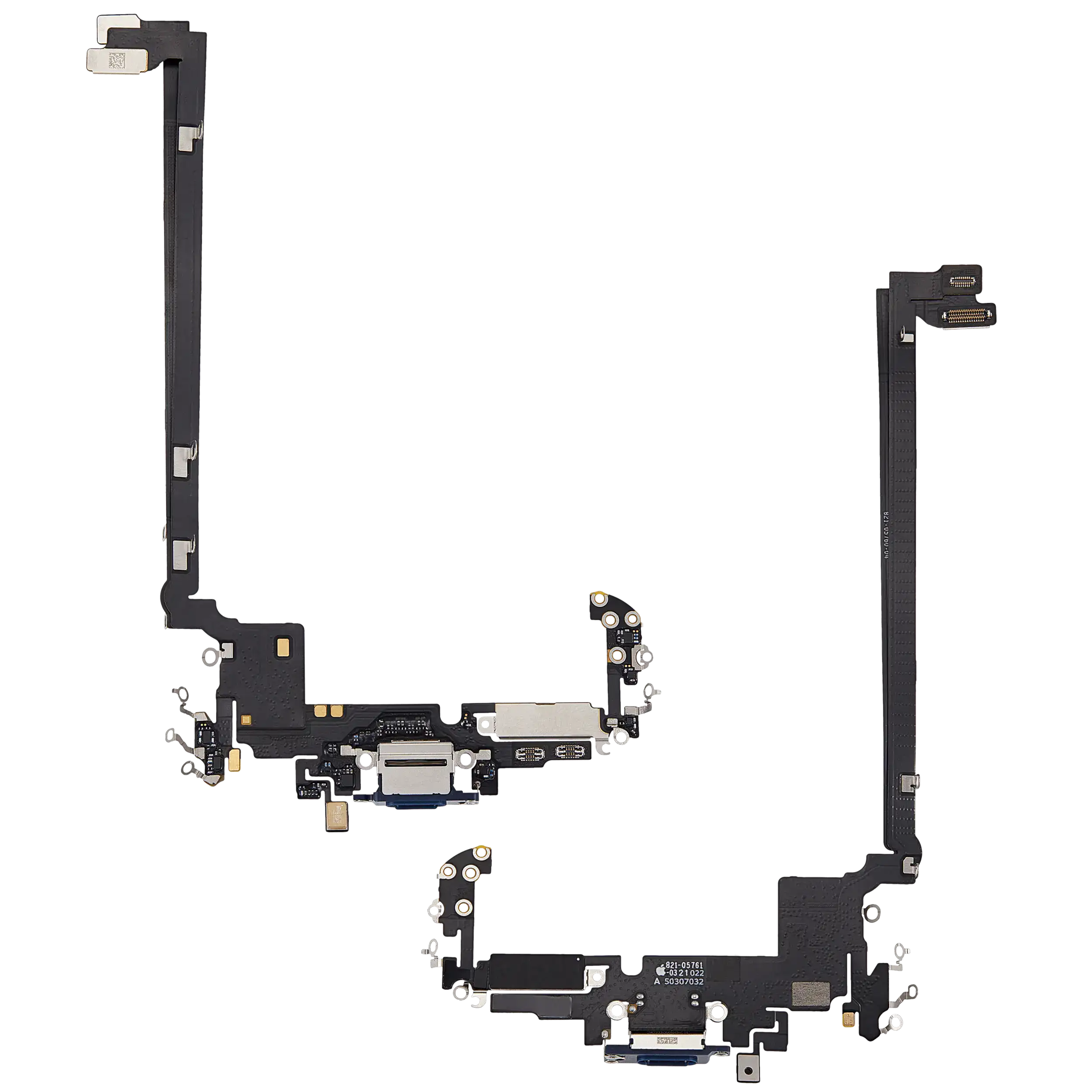 Ladebuchse Flex Cable für iPhone 17 Pro Max (gebrauchter OEM-Ausbau) (US-Version) (Deep Blue)