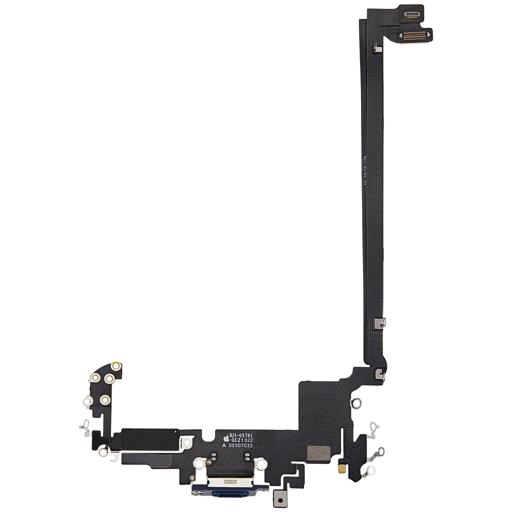 Ladebuchse Flex Cable für iPhone 17 Pro Max (gebrauchter OEM-Ausbau) (US-Version) (Deep Blue)