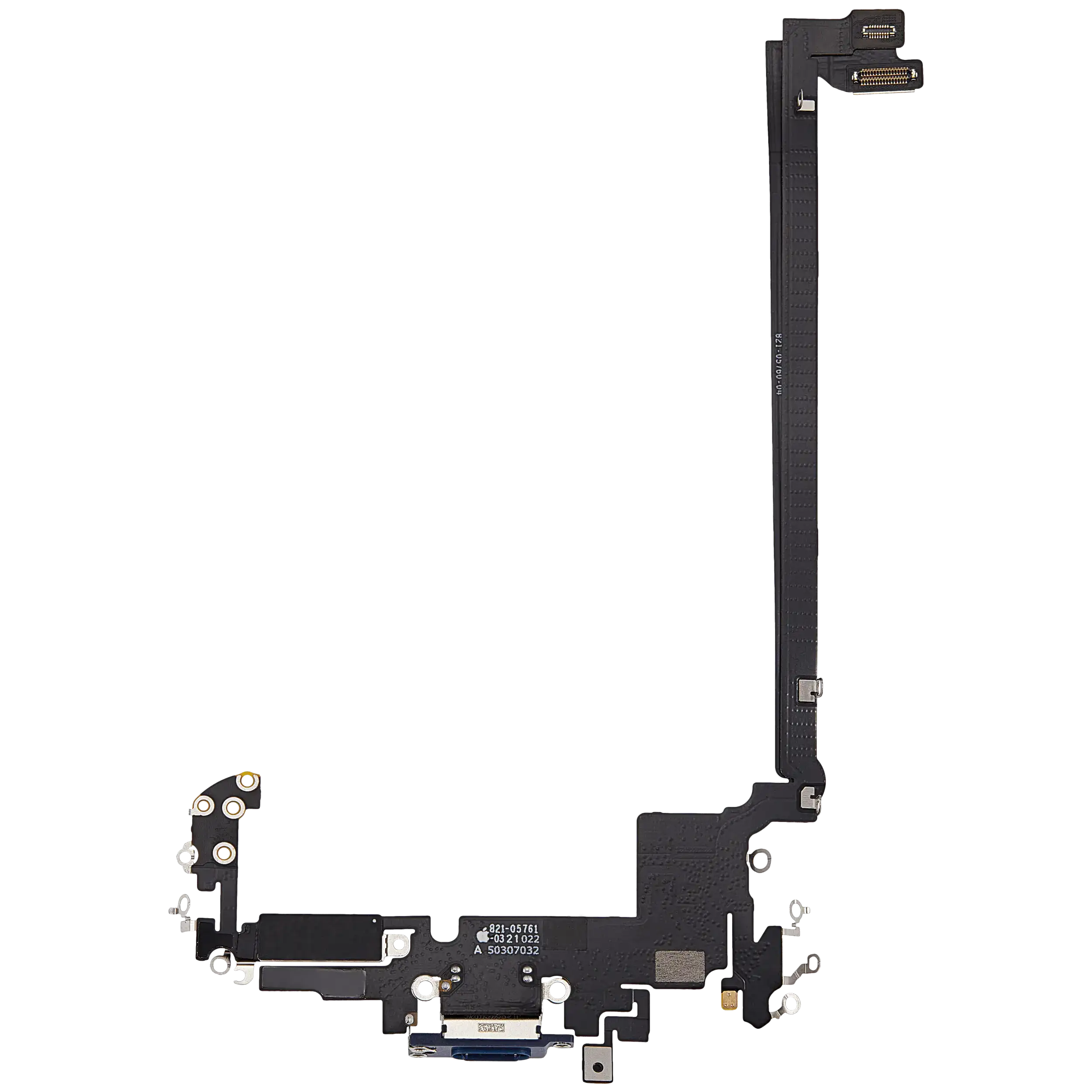 Ladebuchse Flex Cable für iPhone 17 Pro Max (gebrauchter OEM-Ausbau) (US-Version) (Deep Blue)