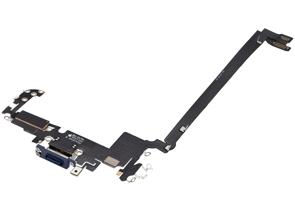 Ladebuchse Flex Cable für iPhone 17 Pro Max (gebrauchter OEM-Ausbau) (US-Version) (Deep Blue)