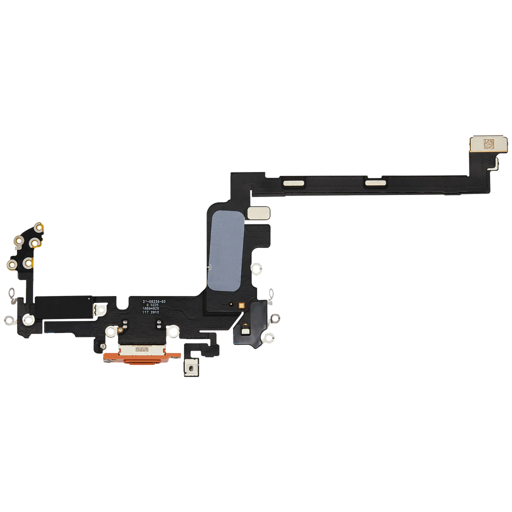 Ladebuchse Flex Cable für iPhone 17 Pro (gebrauchter OEM-Ausbau) (Internationale Version) (Cosmic Orange)