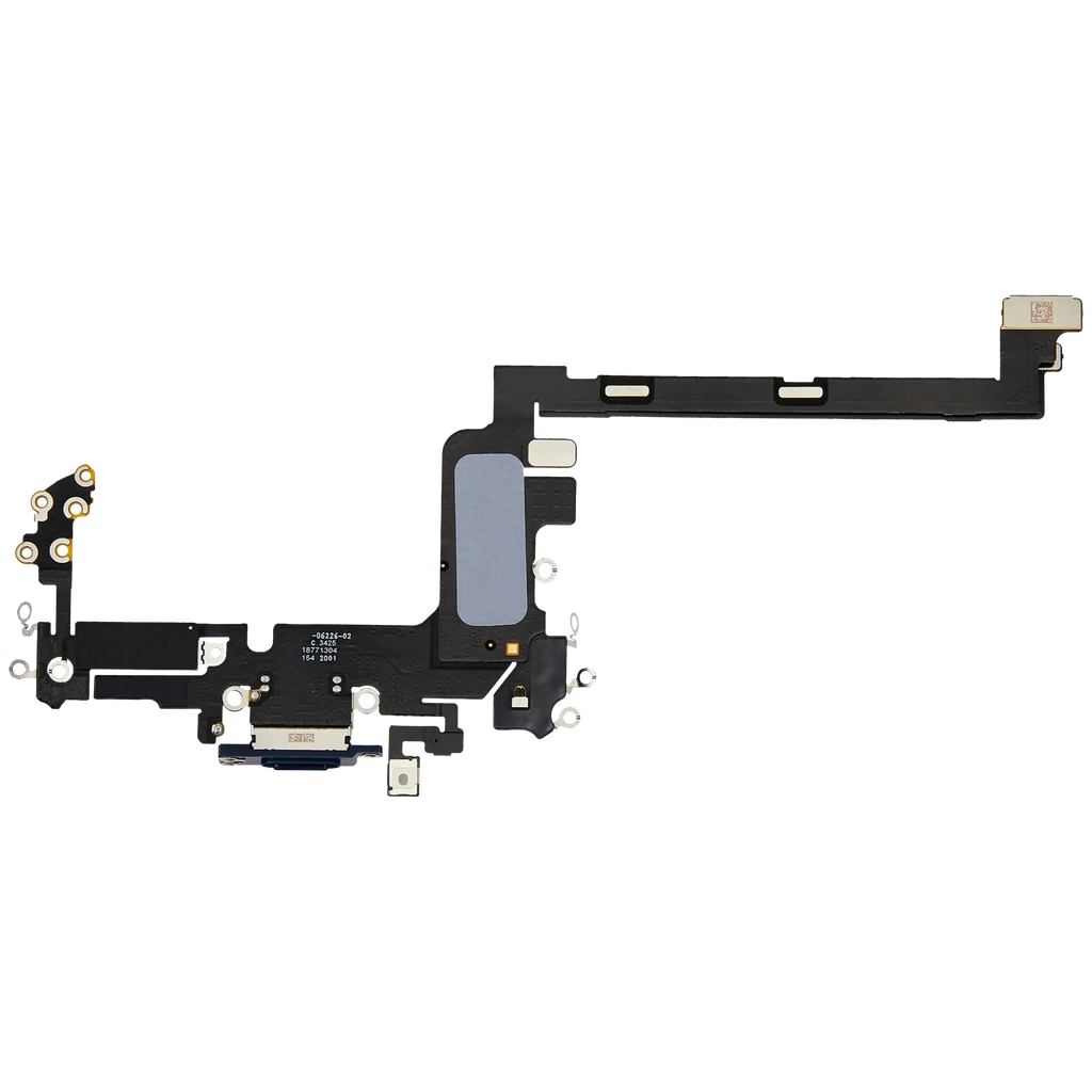 Ladebuchse Flex Cable für iPhone 17 Pro (gebrauchter OEM-Ausbau) (Internationale Version) (Deep Blue)