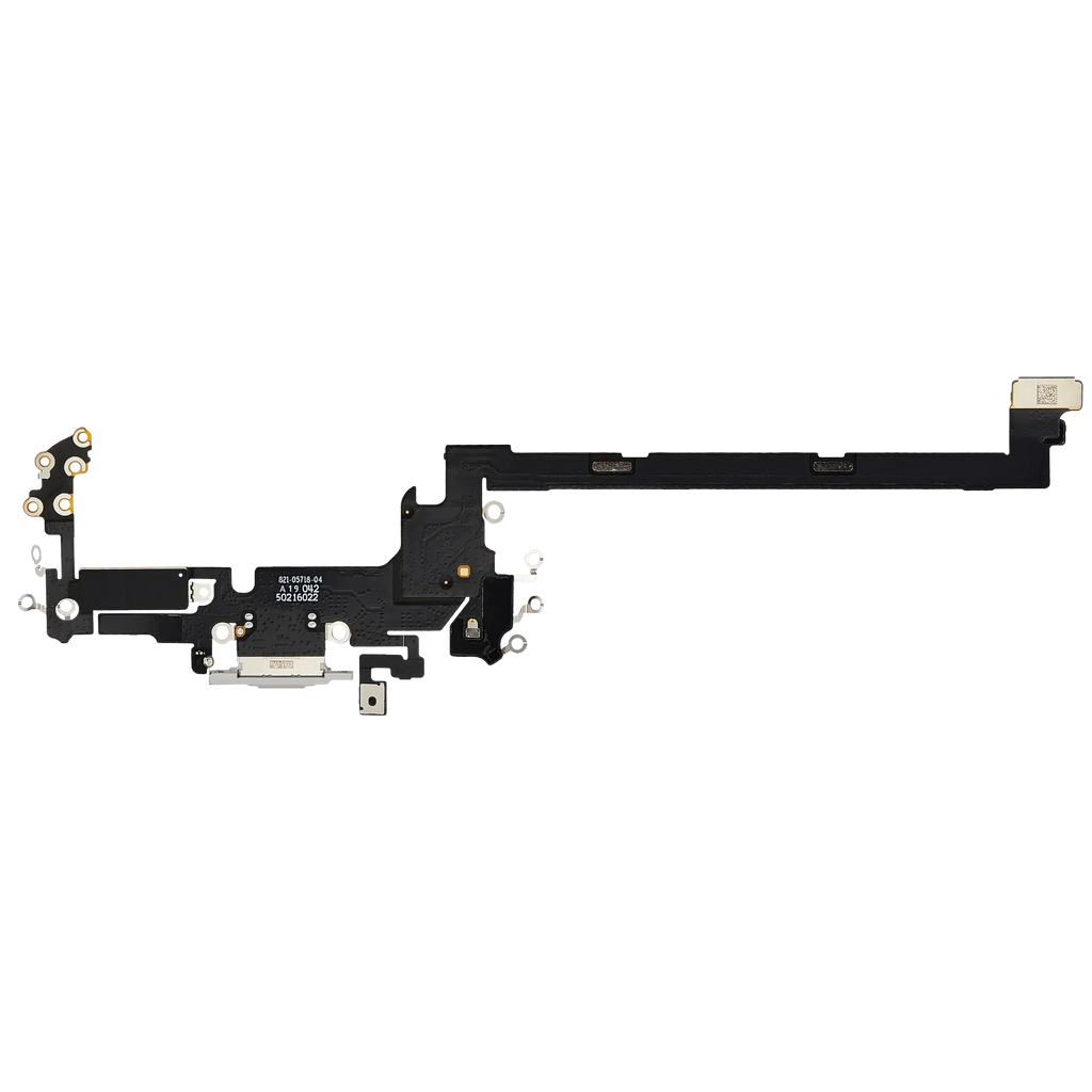 Ladebuchse Flex Cable für iPhone 17 Pro (gebrauchter OEM-Ausbau) (US-Version) (Silber)