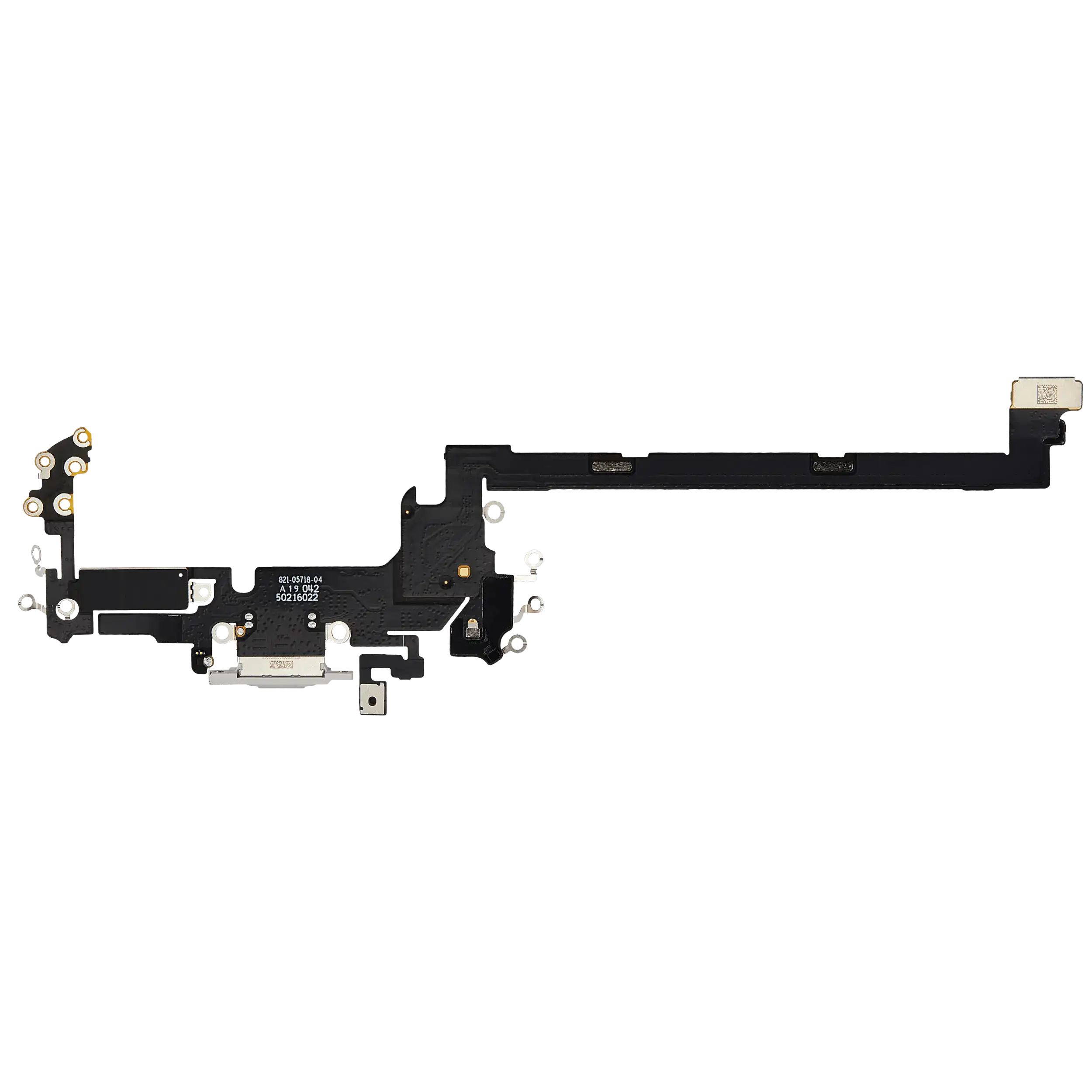 Ladebuchse Flex Cable für iPhone 17 Pro (gebrauchter OEM-Ausbau) (US-Version) (Silber)