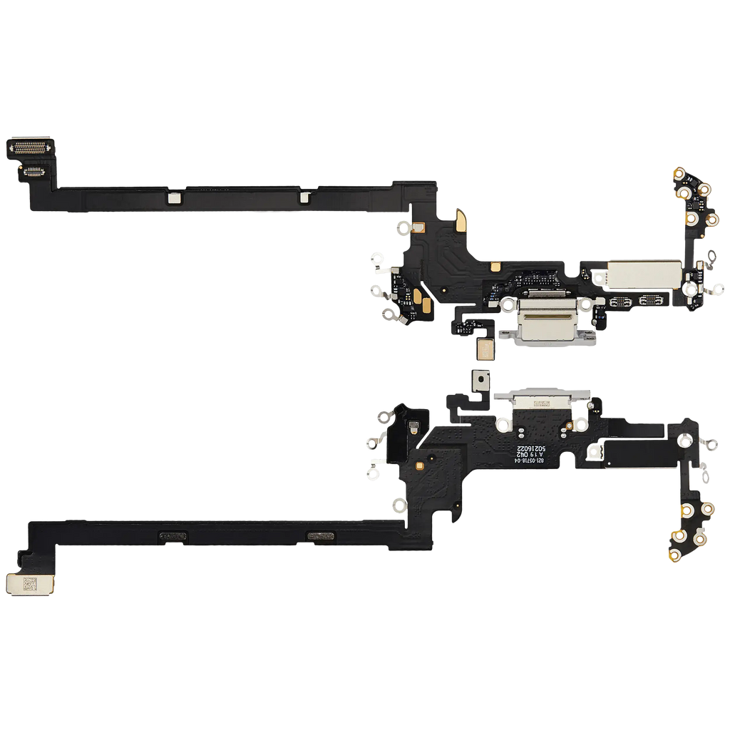 Ladebuchse Flex Cable für iPhone 17 Pro (gebrauchter OEM-Ausbau) (US-Version) (Silber)