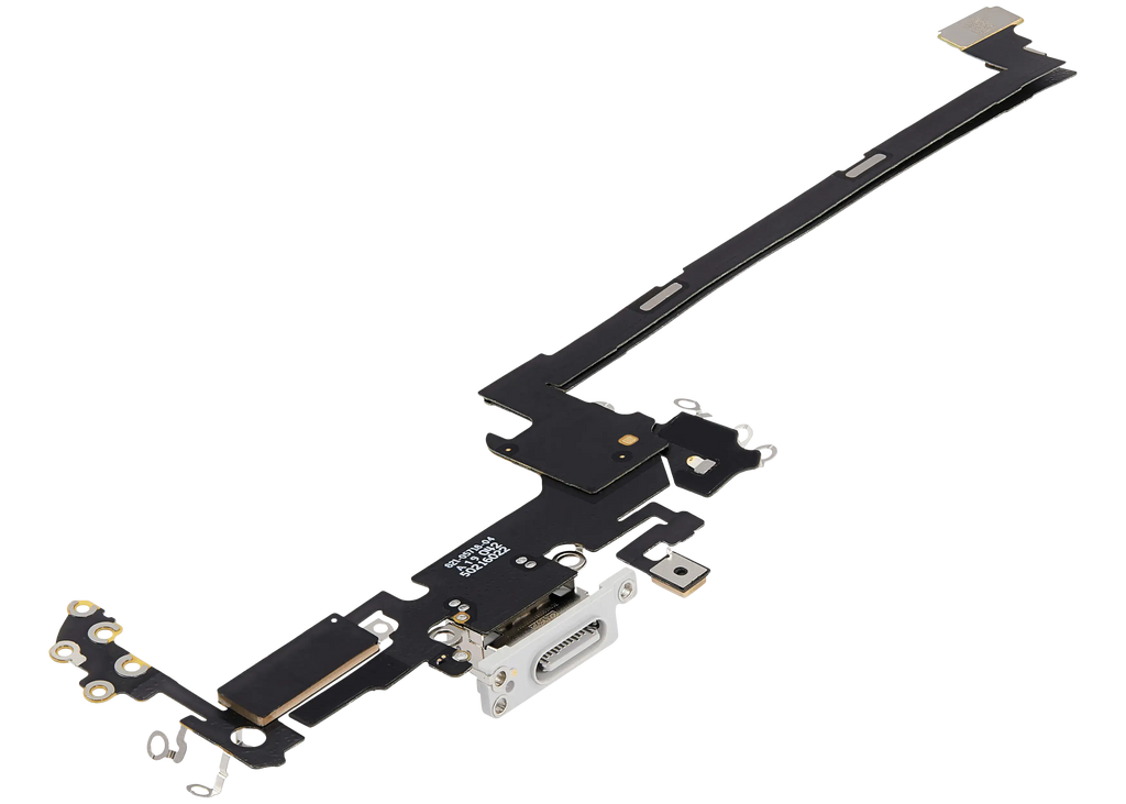 Ladebuchse Flex Cable für iPhone 17 Pro (gebrauchter OEM-Ausbau) (US-Version) (Silber)