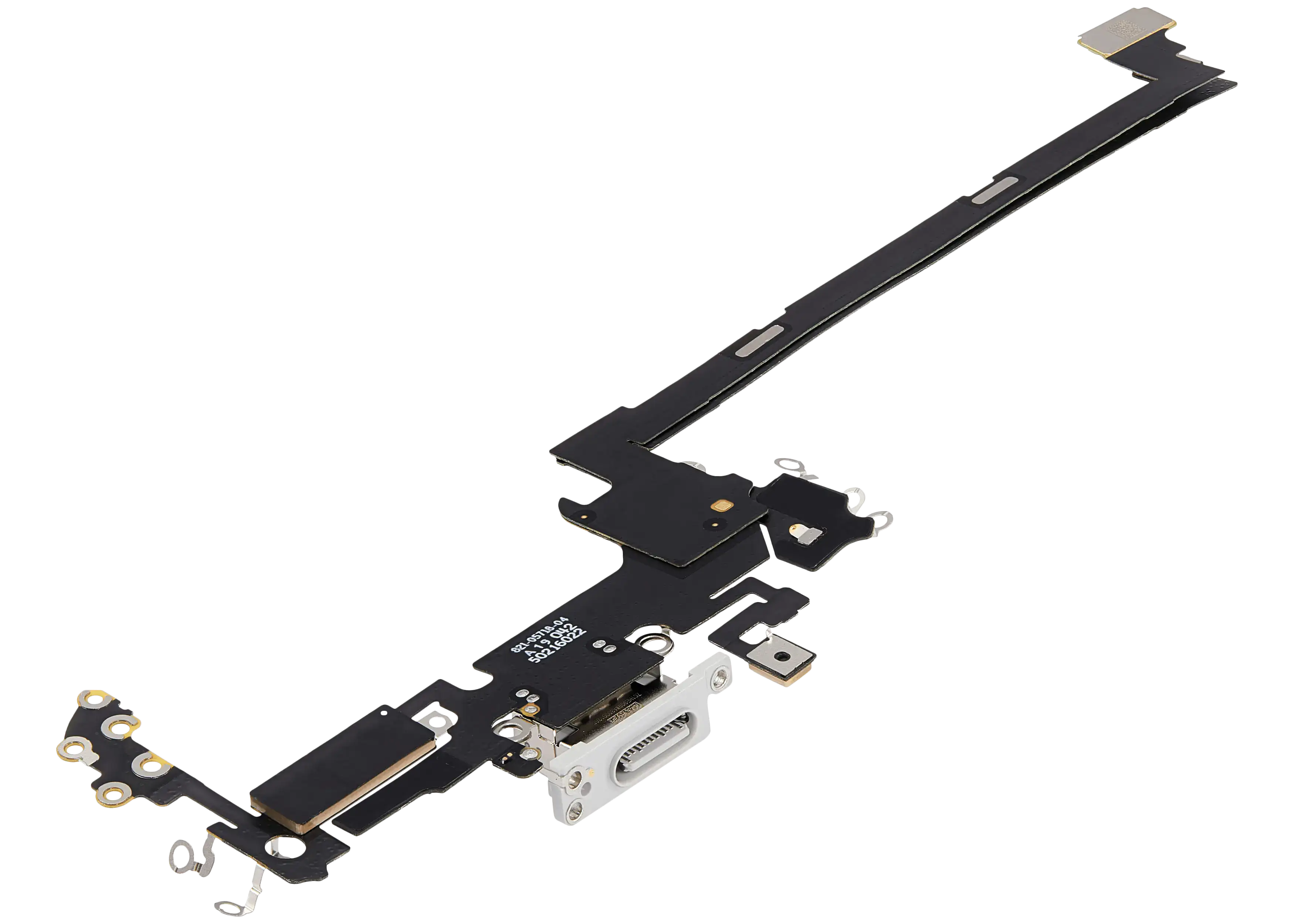 Ladebuchse Flex Cable für iPhone 17 Pro (gebrauchter OEM-Ausbau) (US-Version) (Silber)