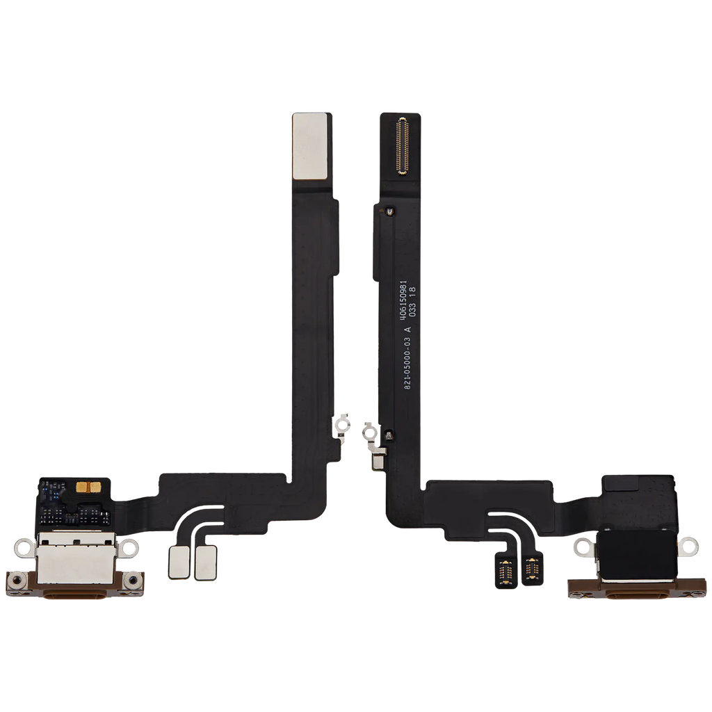 Ladebuchse Flex Cable für iPhone 16 Pro Max (gebrauchter OEM-Ausbau) (Desert Titanium)