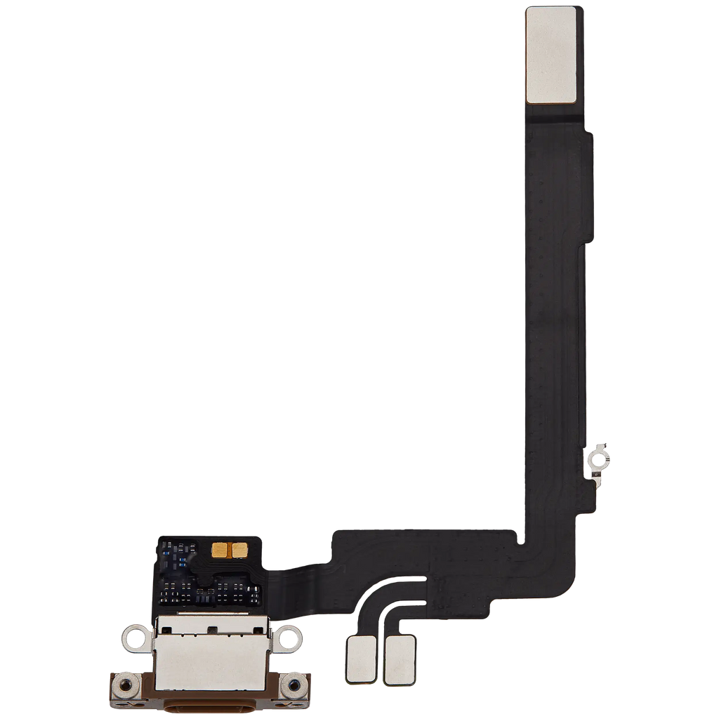 Ladebuchse Flex Cable für iPhone 16 Pro Max (gebrauchter OEM-Ausbau) (Desert Titanium)