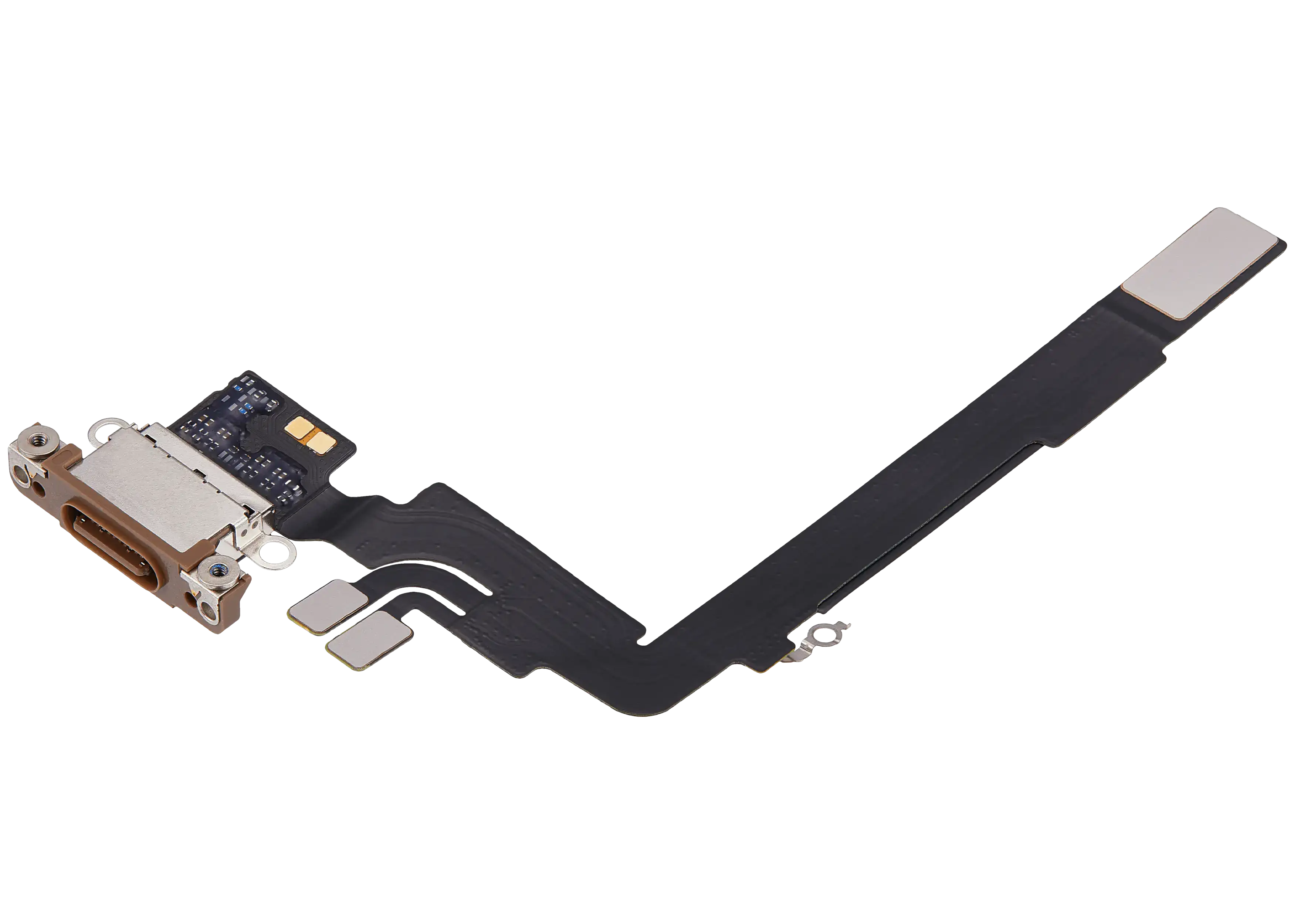 Ladebuchse Flex Cable für iPhone 16 Pro Max (gebrauchter OEM-Ausbau) (Desert Titanium)