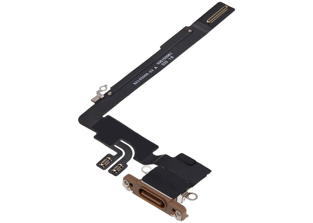 Ladebuchse Flex Cable für iPhone 16 Pro Max (gebrauchter OEM-Ausbau) (Desert Titanium)