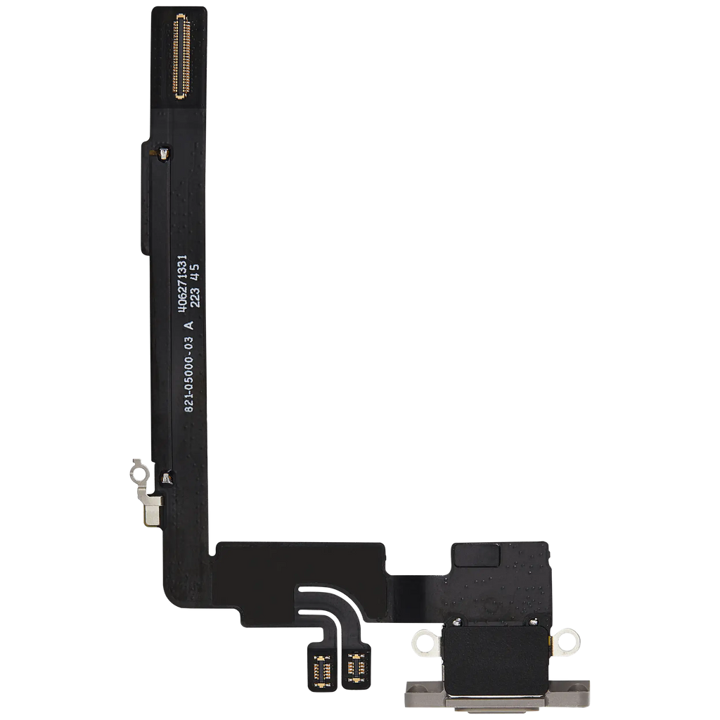 Ladebuchse Flex Cable für iPhone 16 Pro Max (gebrauchter OEM-Ausbau) (Natural Titanium)
