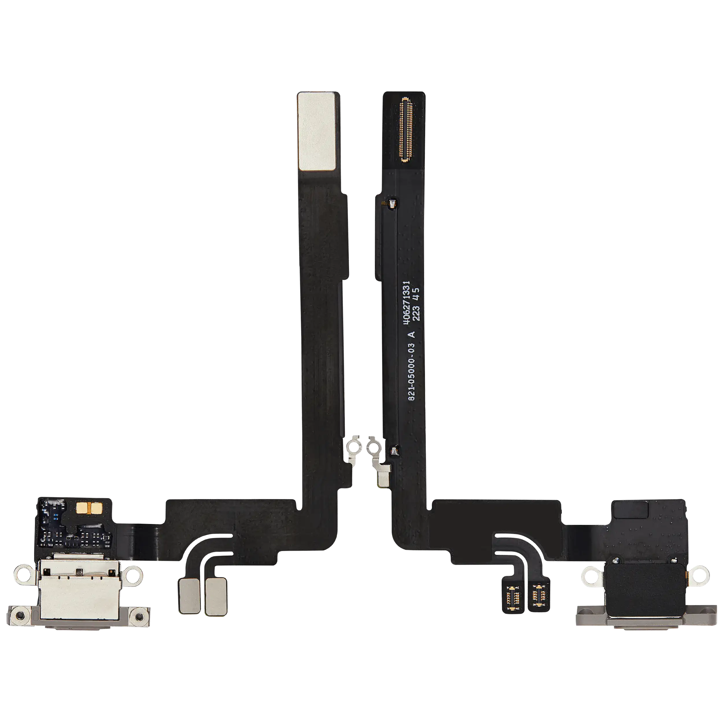Ladebuchse Flex Cable für iPhone 16 Pro Max (gebrauchter OEM-Ausbau) (Natural Titanium)