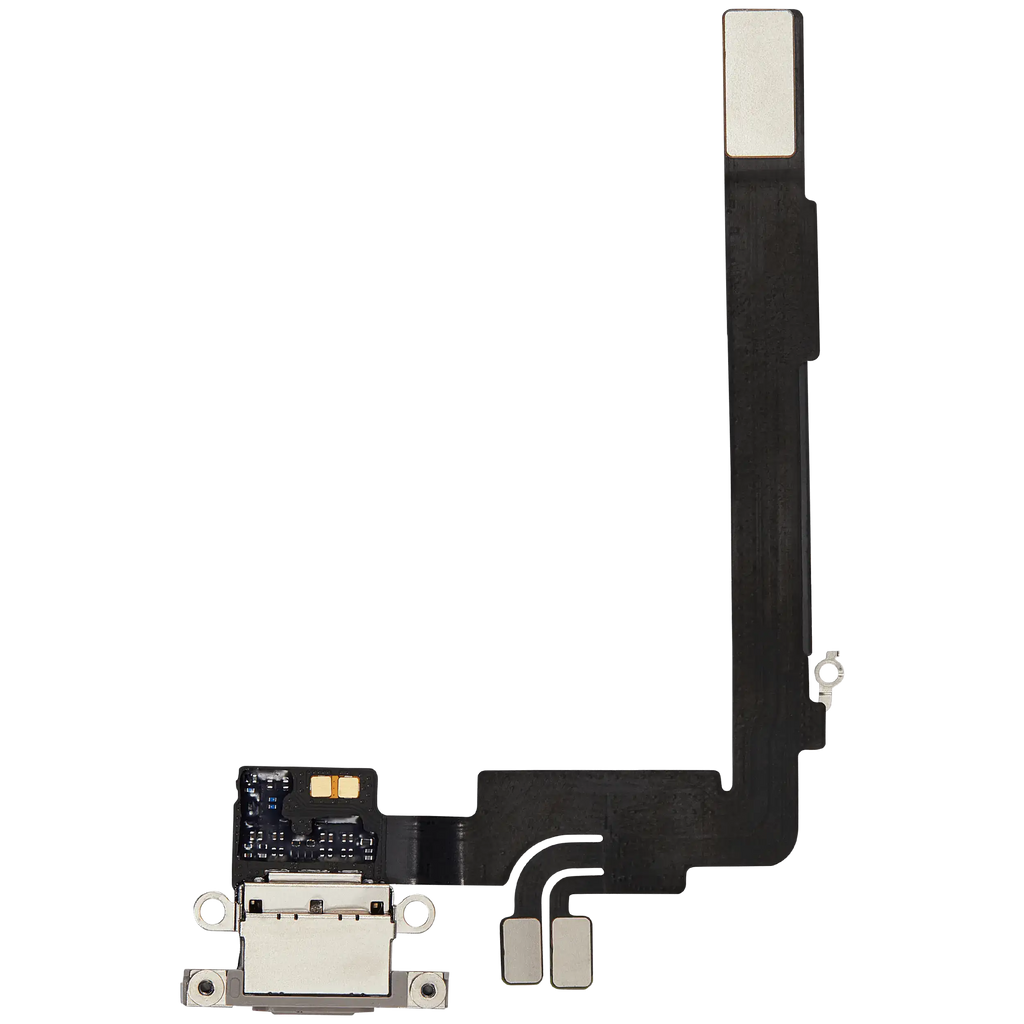 Ladebuchse Flex Cable für iPhone 16 Pro Max (gebrauchter OEM-Ausbau) (Natural Titanium)