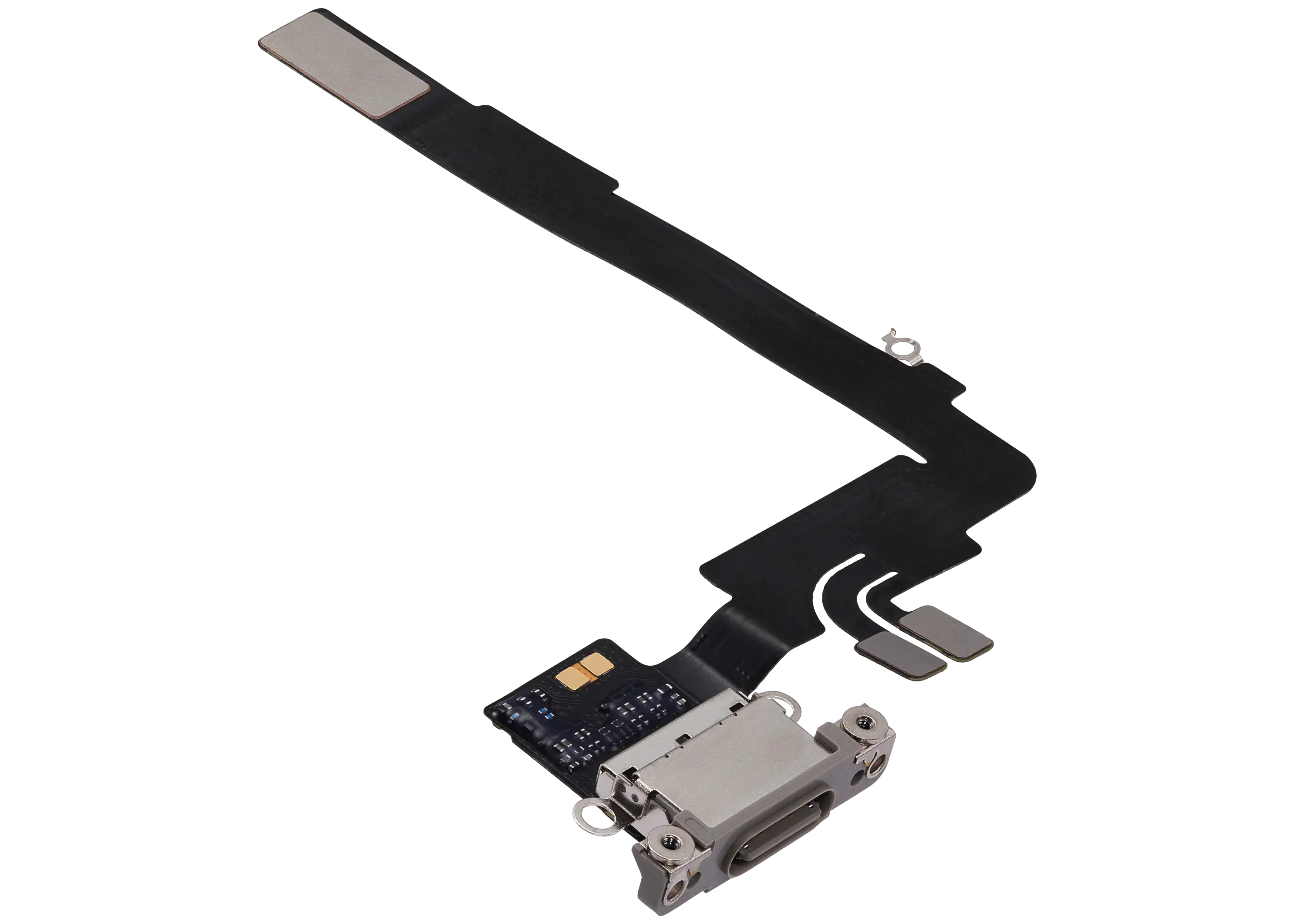 Ladebuchse Flex Cable für iPhone 16 Pro Max (gebrauchter OEM-Ausbau) (Natural Titanium)