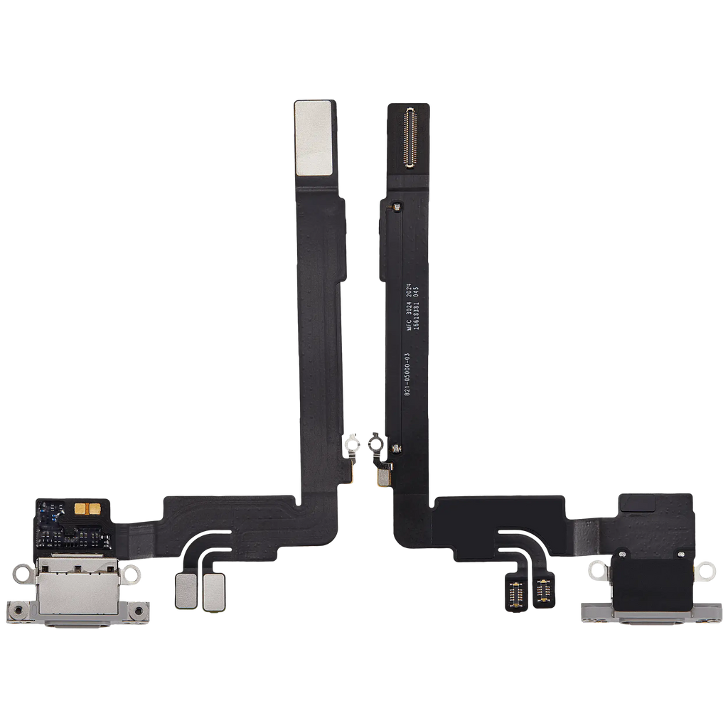 Ladebuchse Flex Cable für iPhone 16 Pro Max (gebrauchter OEM-Ausbau) (Weiß Titanium)