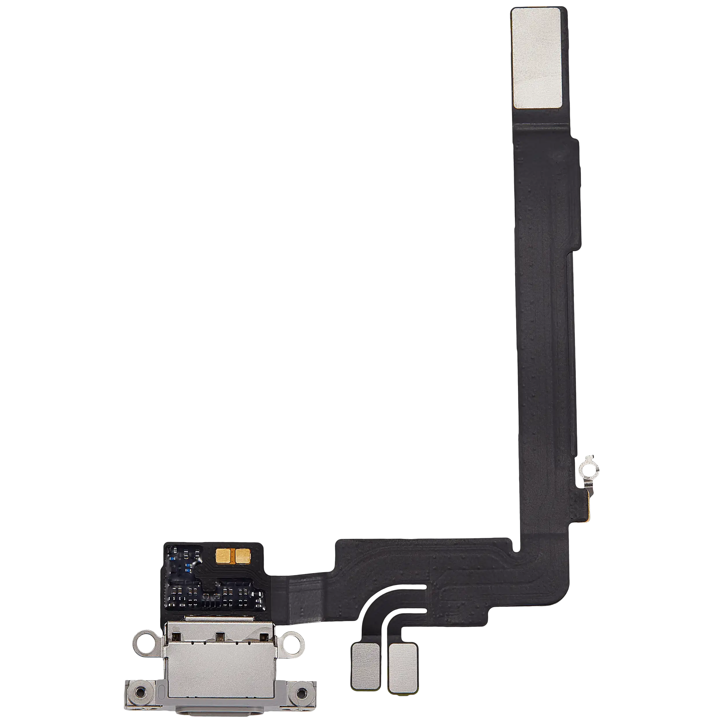 Ladebuchse Flex Cable für iPhone 16 Pro Max (gebrauchter OEM-Ausbau) (Weiß Titanium)